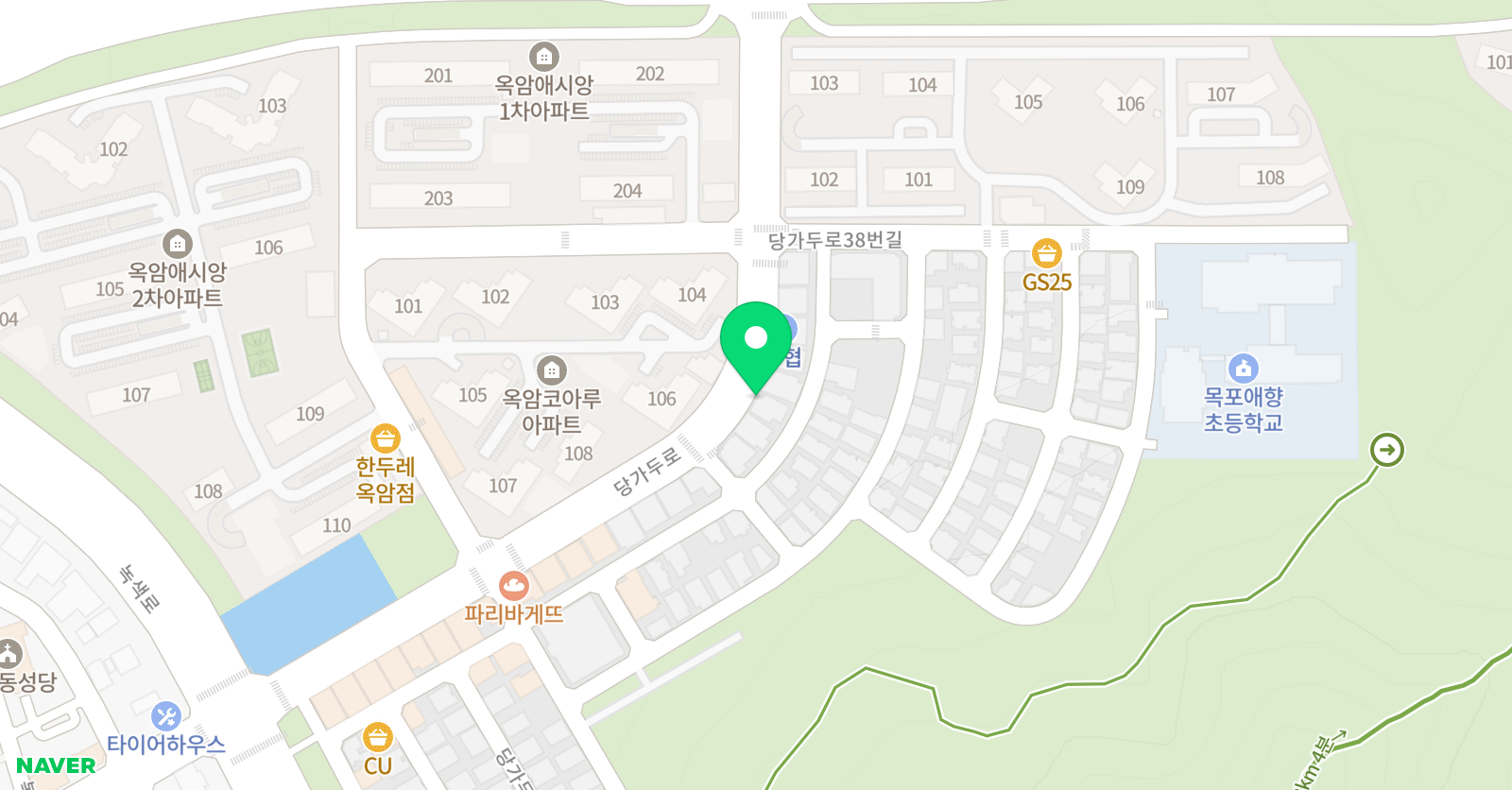 스마트해법 영어 옥암코아루교실 위치