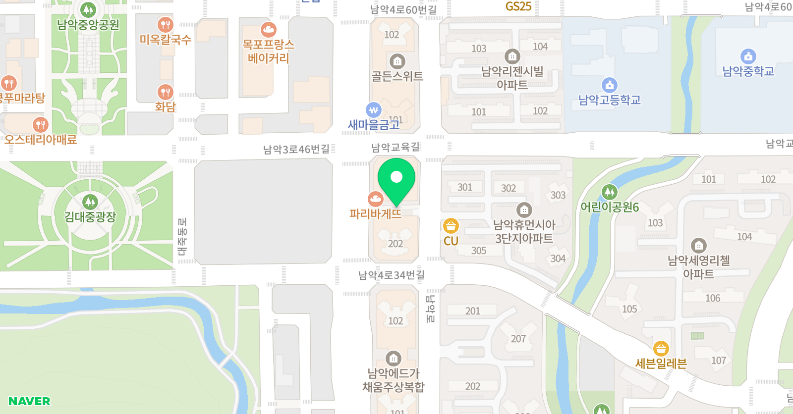 생각하는황소 목포점 위치