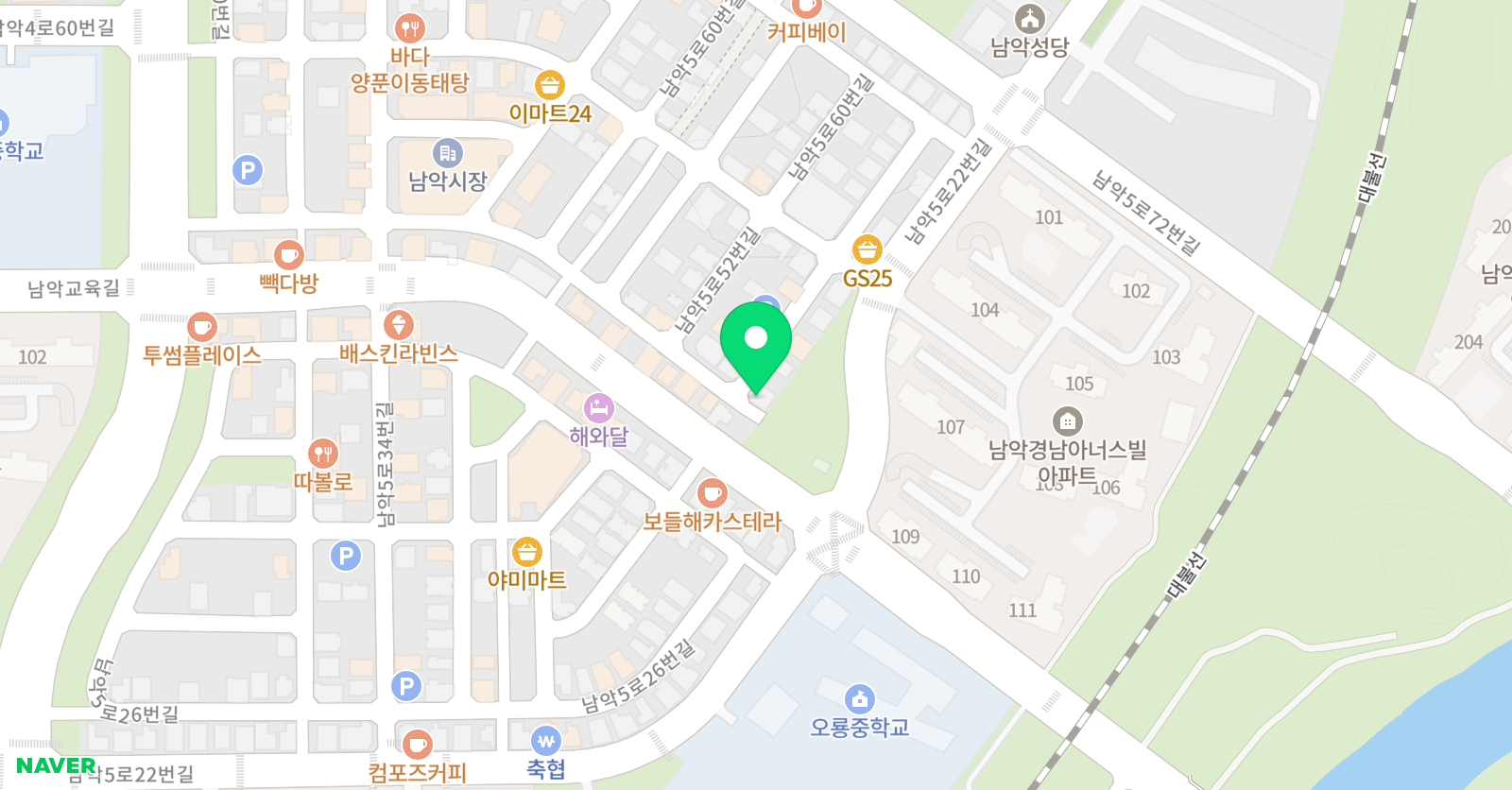 남악 그루터기미술학원 위치