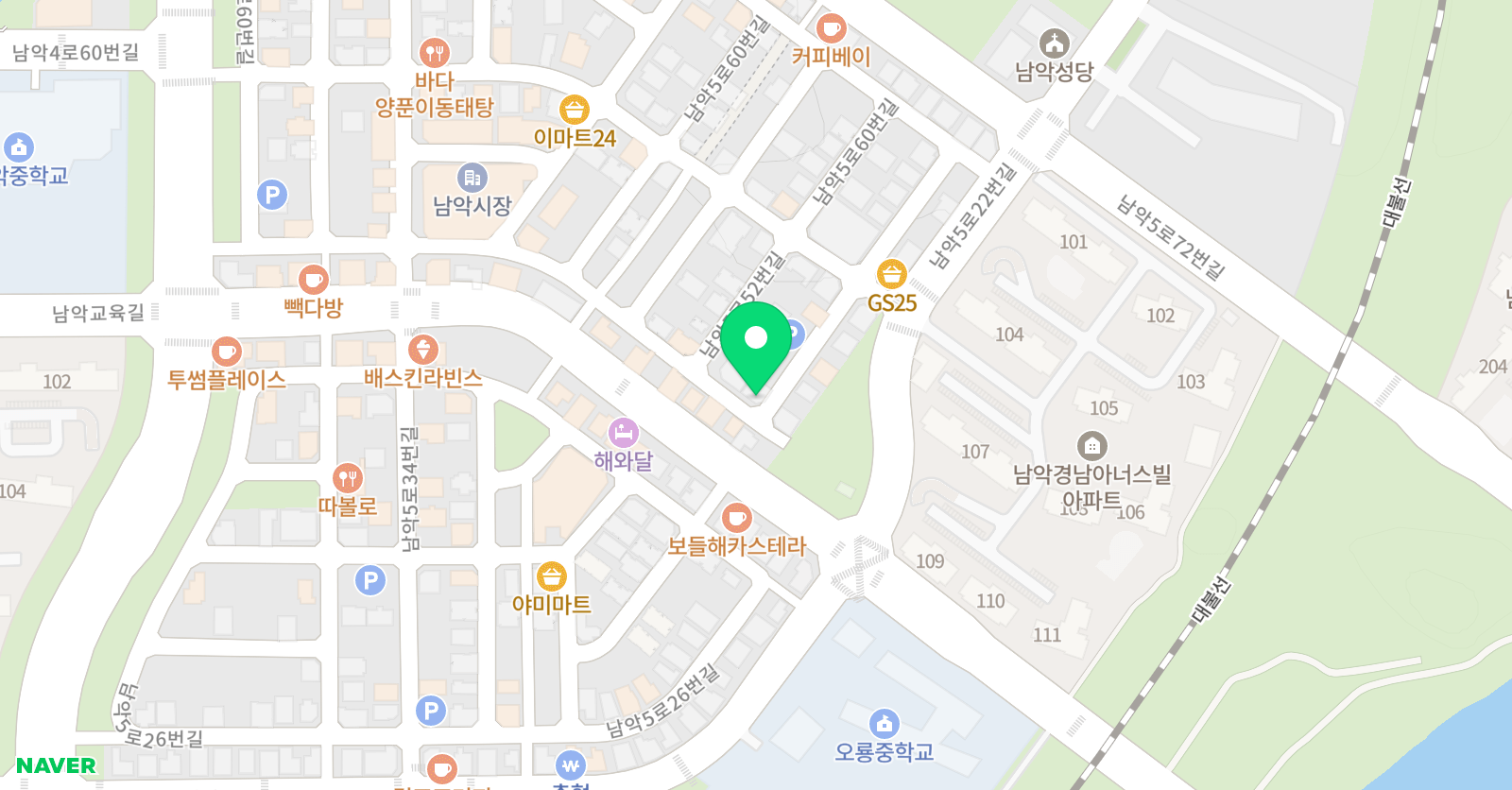 쎈 수학러닝센터 채움 학원 위치