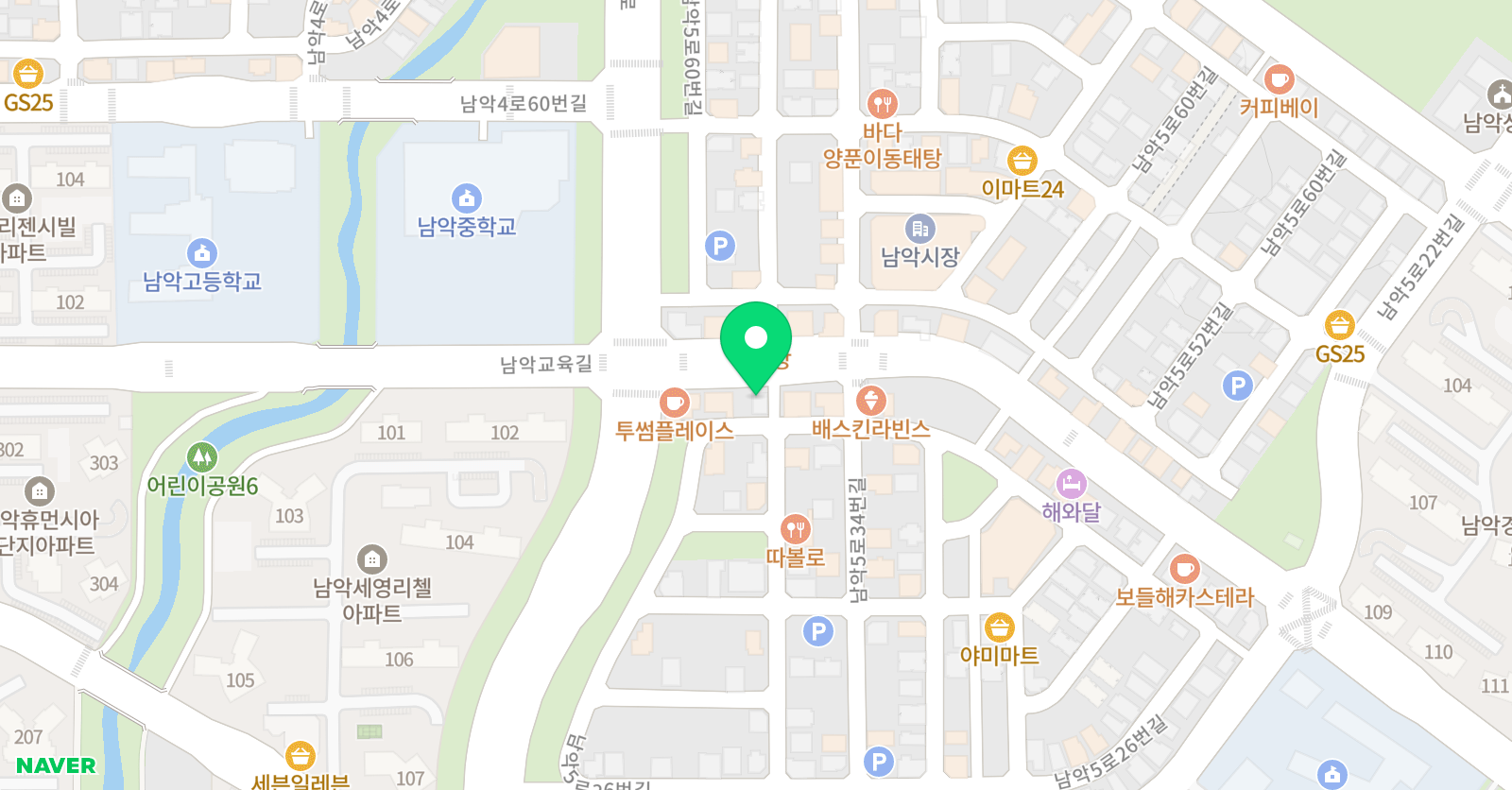 안다 수학 위치