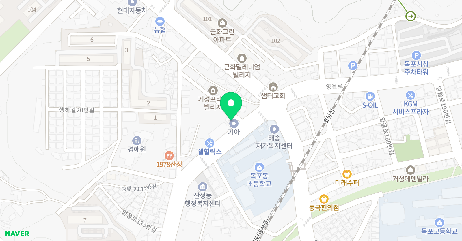 지식숲 학원 위치