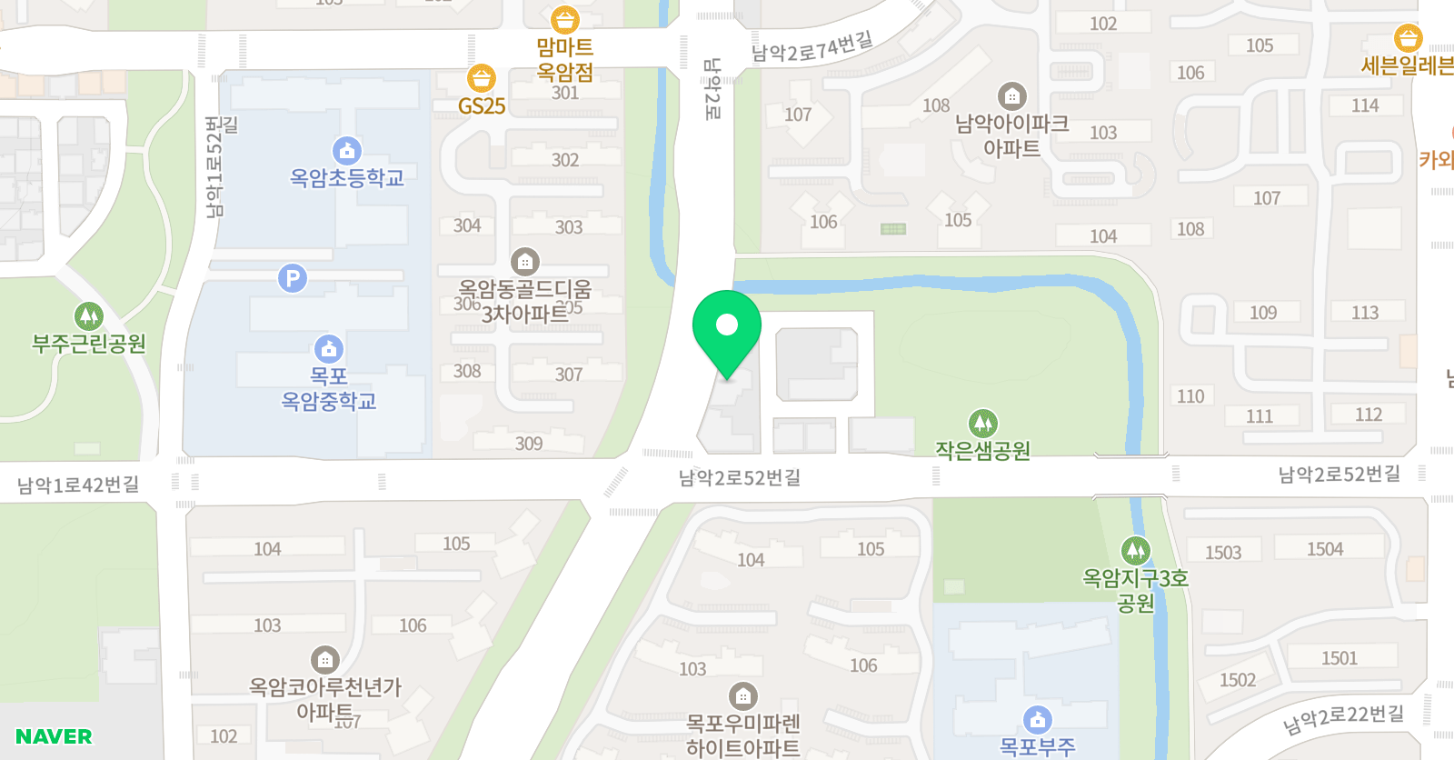윤선생영어신옥암영어숲어학원 위치