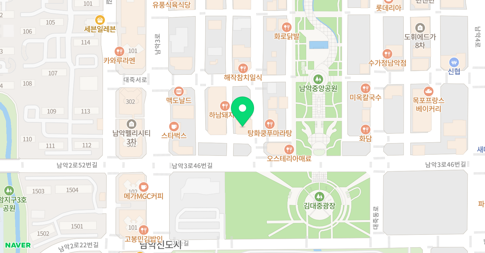 캐나다테솔 남악어학원 위치
