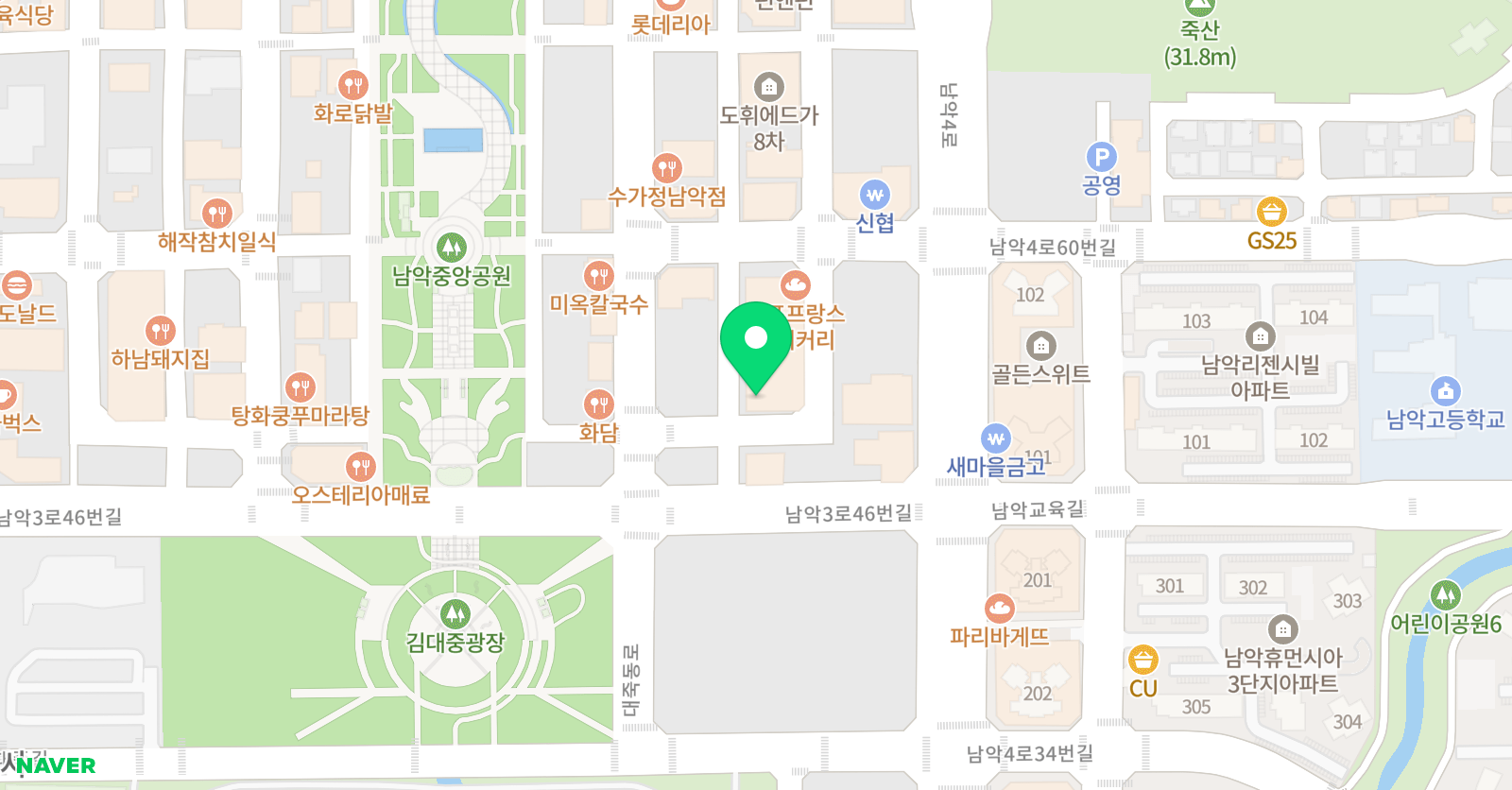 스위밍차일드 목포남악점 위치