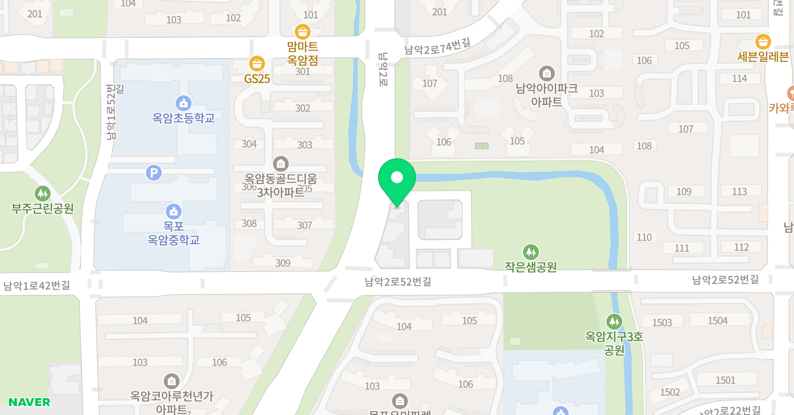 최선 과학학원 남악학원 위치