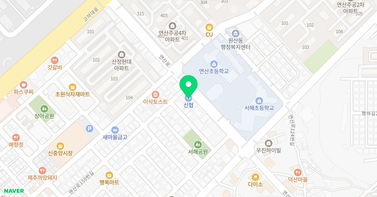 예은미래 수학학원 위치
