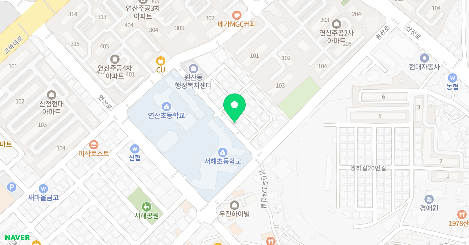주원 음악학원 위치