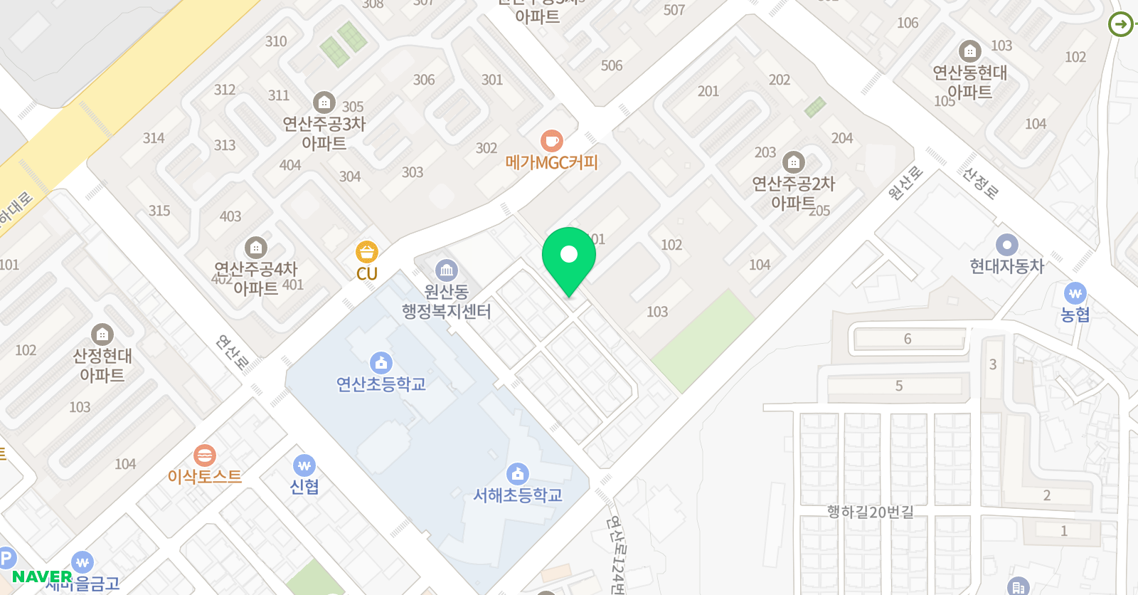 박영숙 음악학원 위치