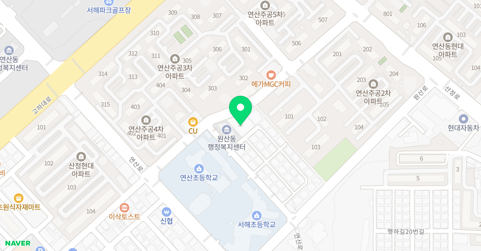 탑 태권도 위치