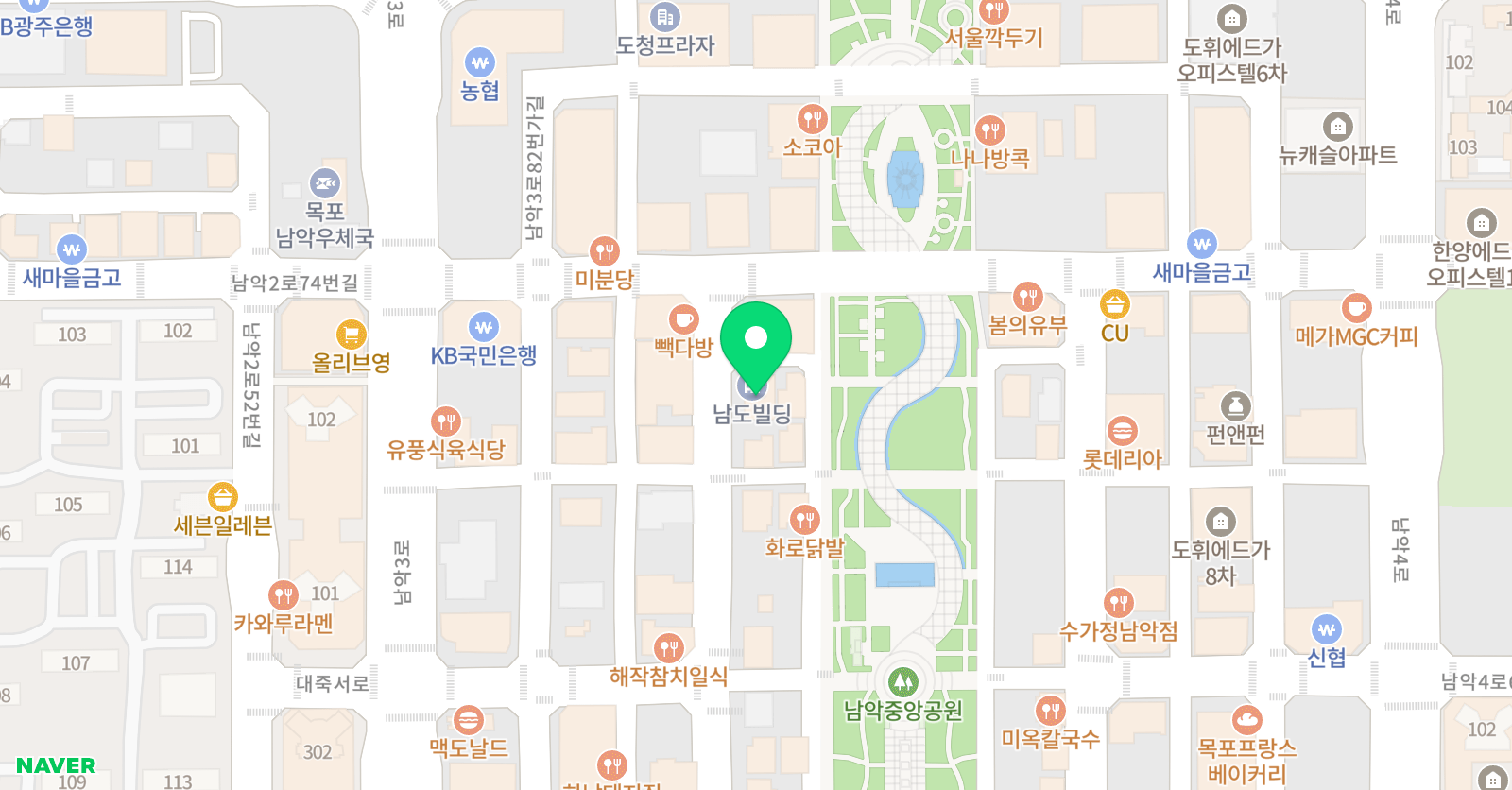 벨버티무용아카데미 학원 위치