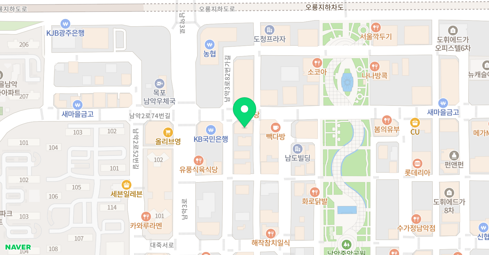 JNC 실용음악 엔터테인먼트 위치