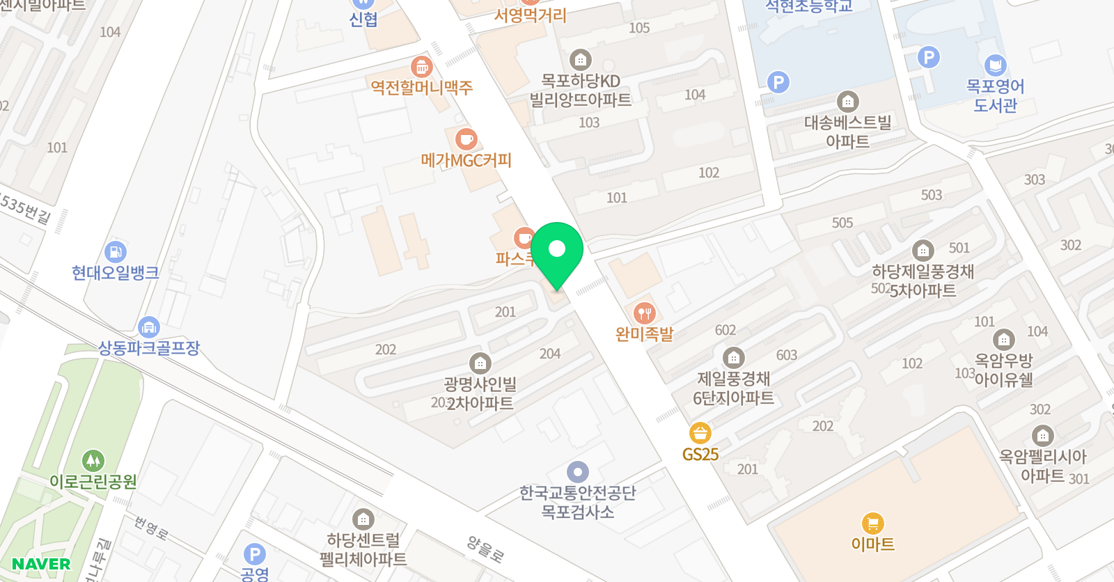 양선생 수학전문학원 위치