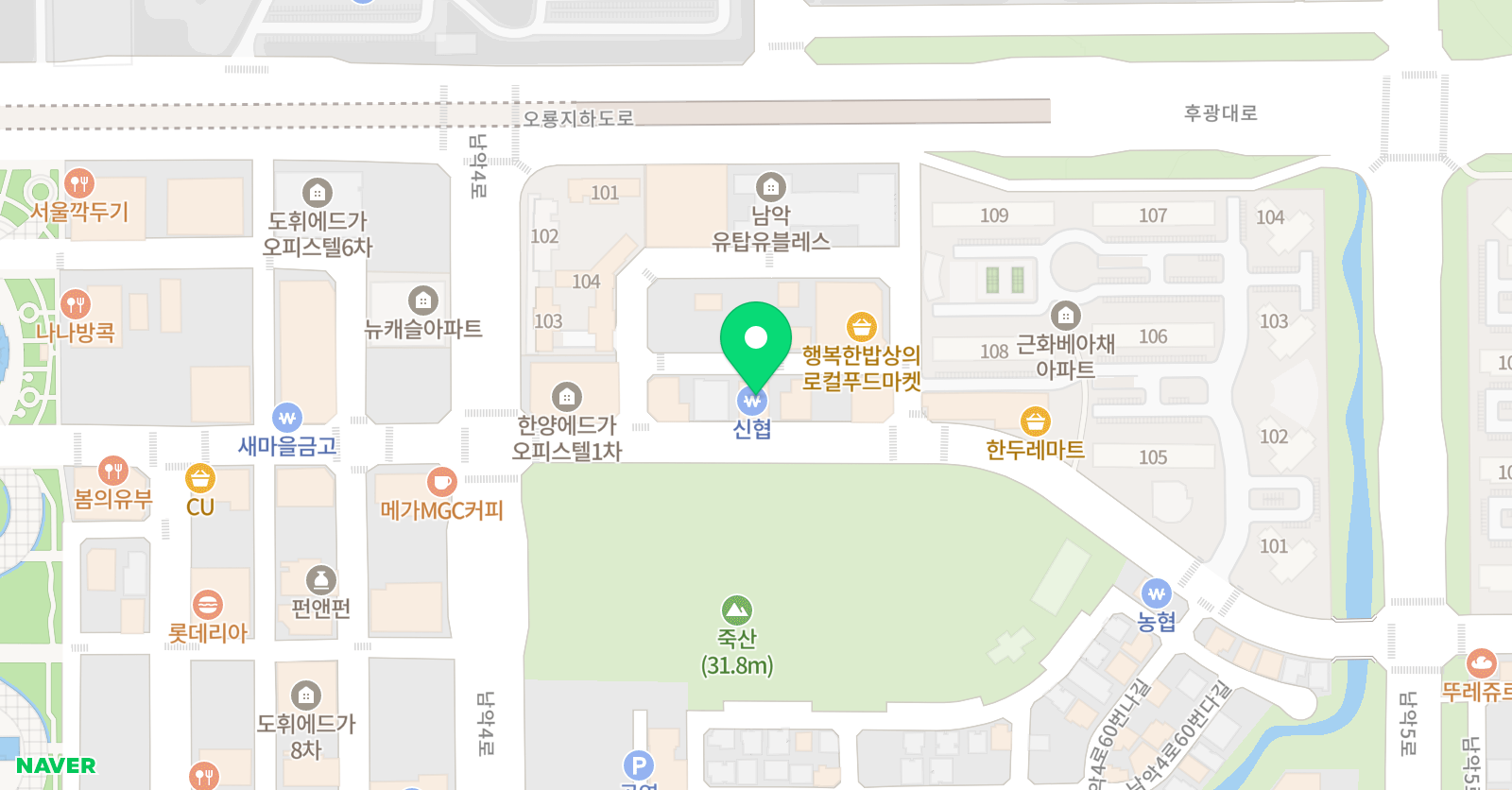 퍼스트영어수학학원 위치