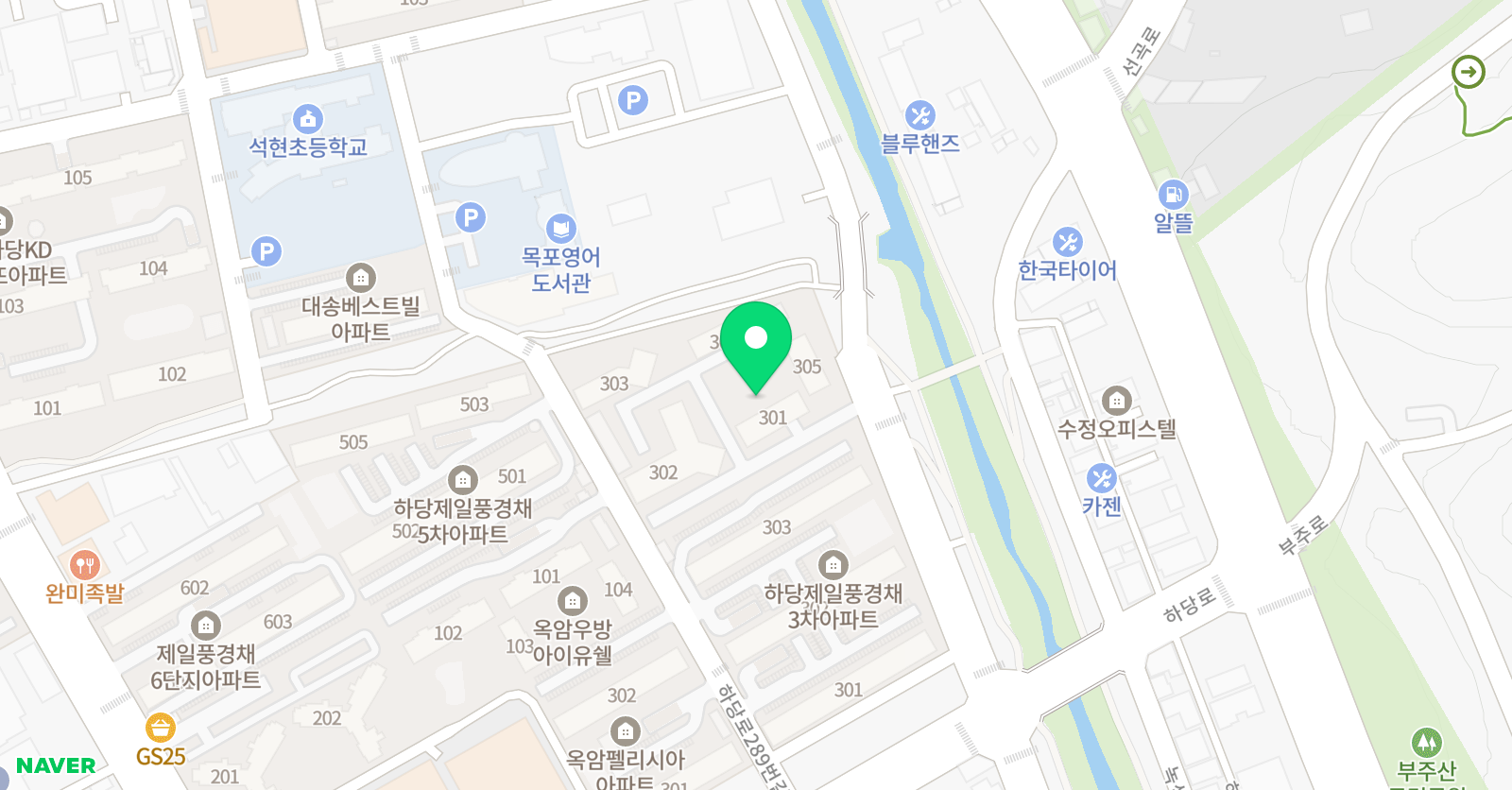 한우리 독서토론논술 석현홈클럽 위치