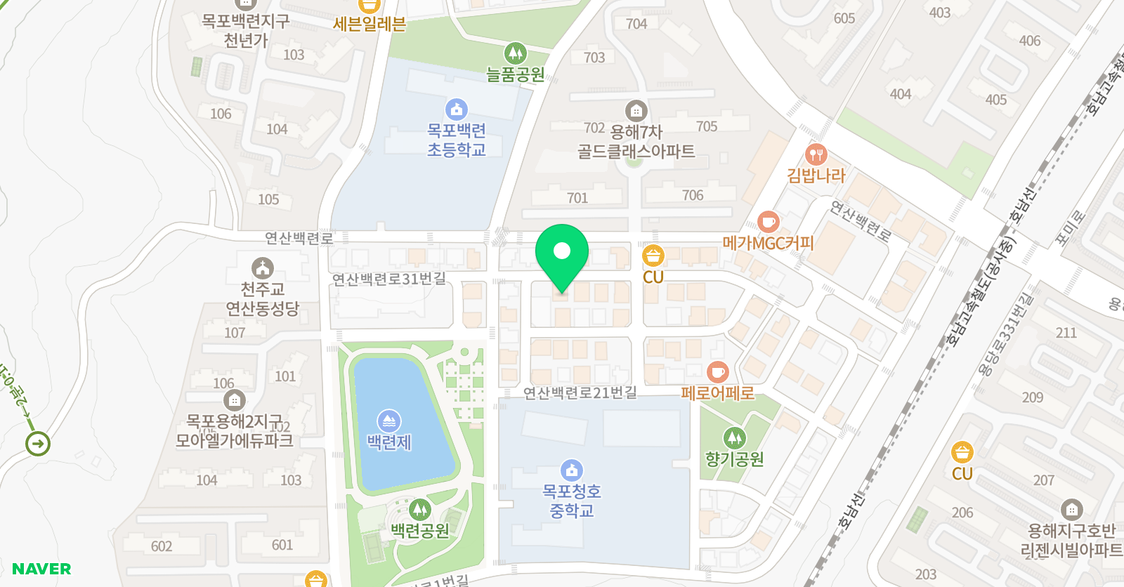 한우리독서토론논술 백련홈클럽 위치