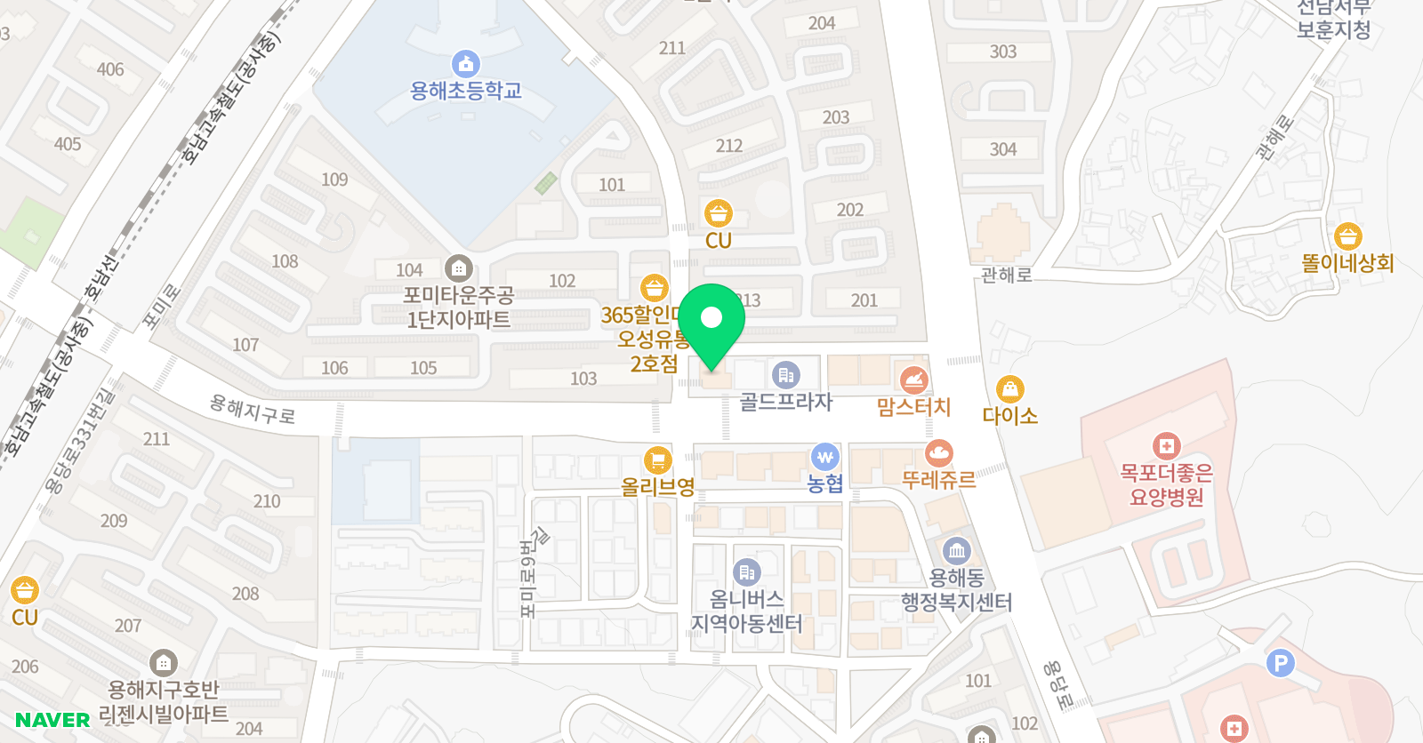 비룡 유아스포츠클럽 위치