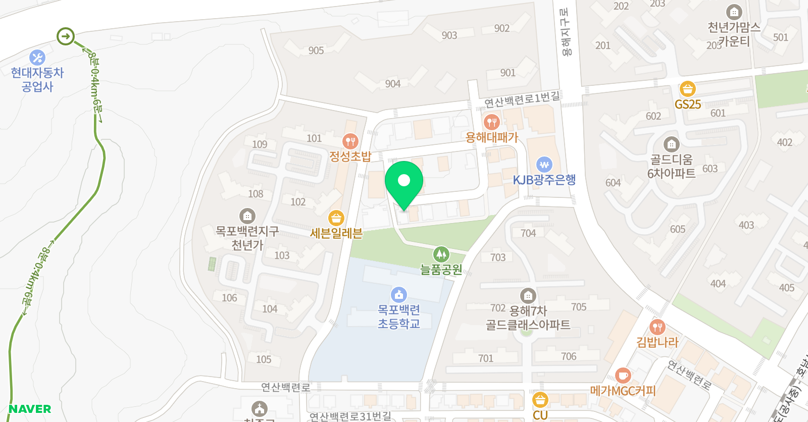 에스더비전 음악학원 위치