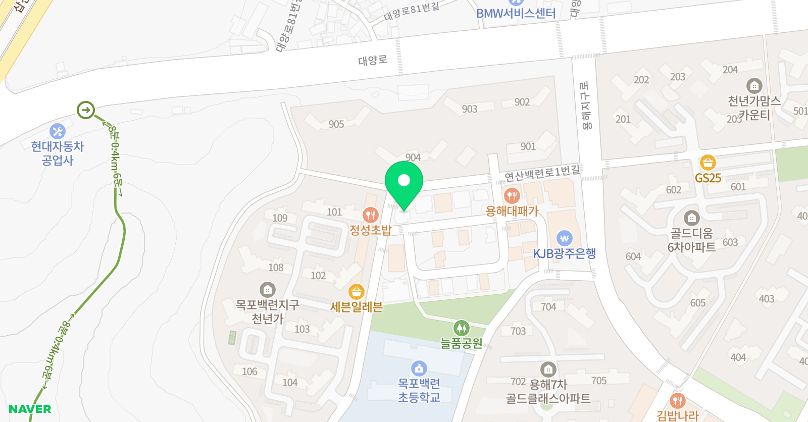 에스클래스 영어학원 위치