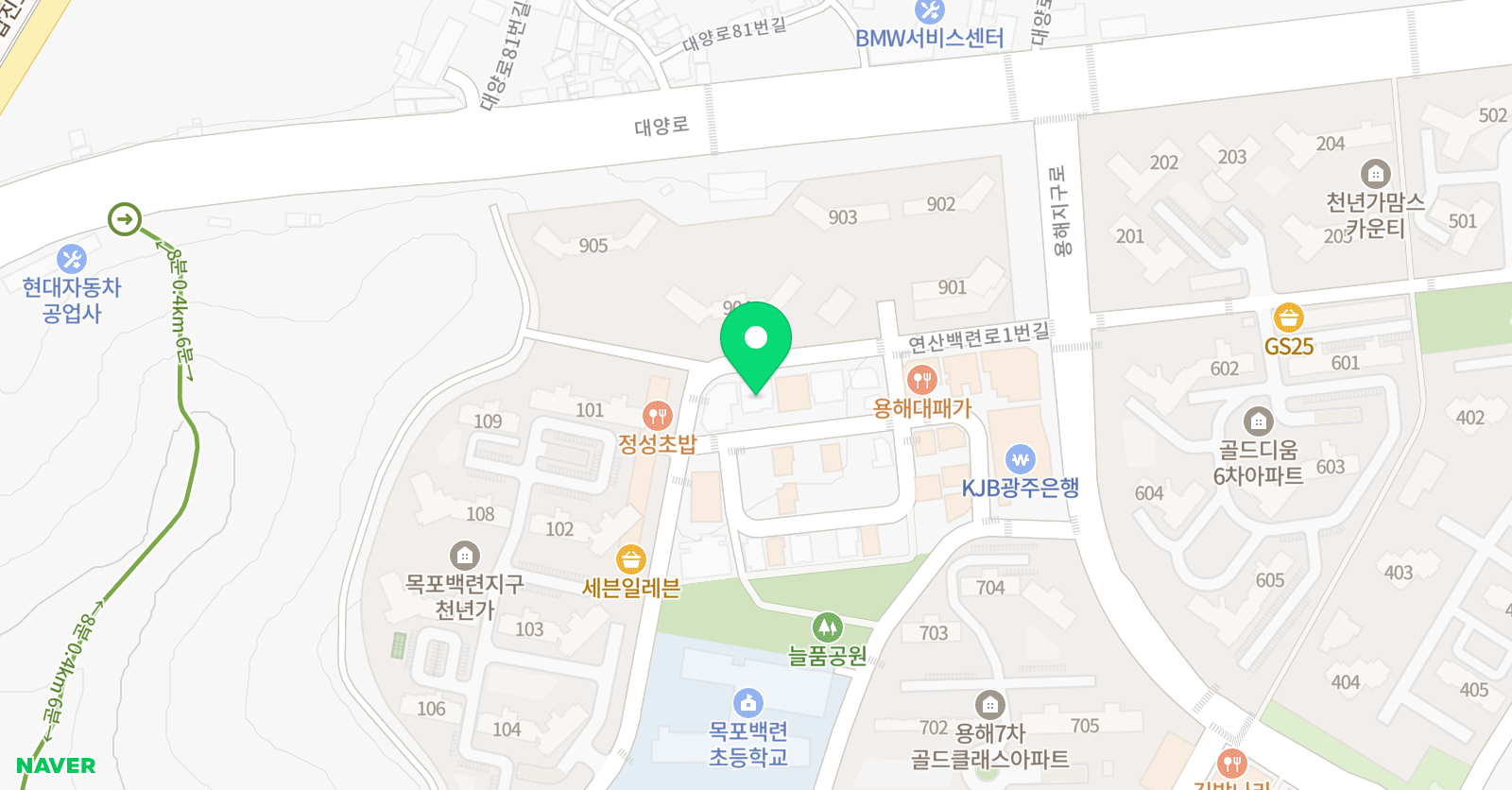 프라임학원 위치