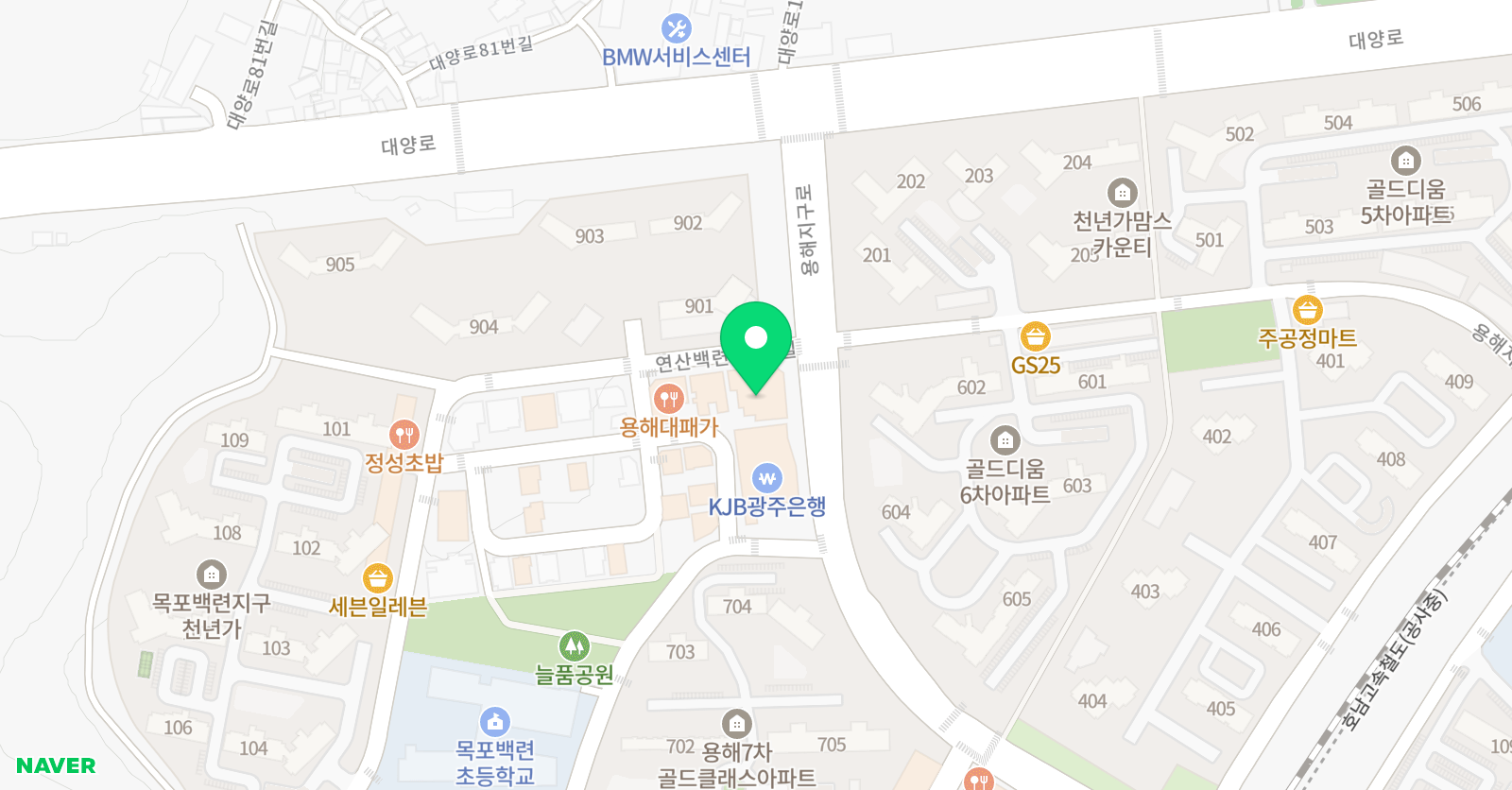 브릭스 영어학원 위치