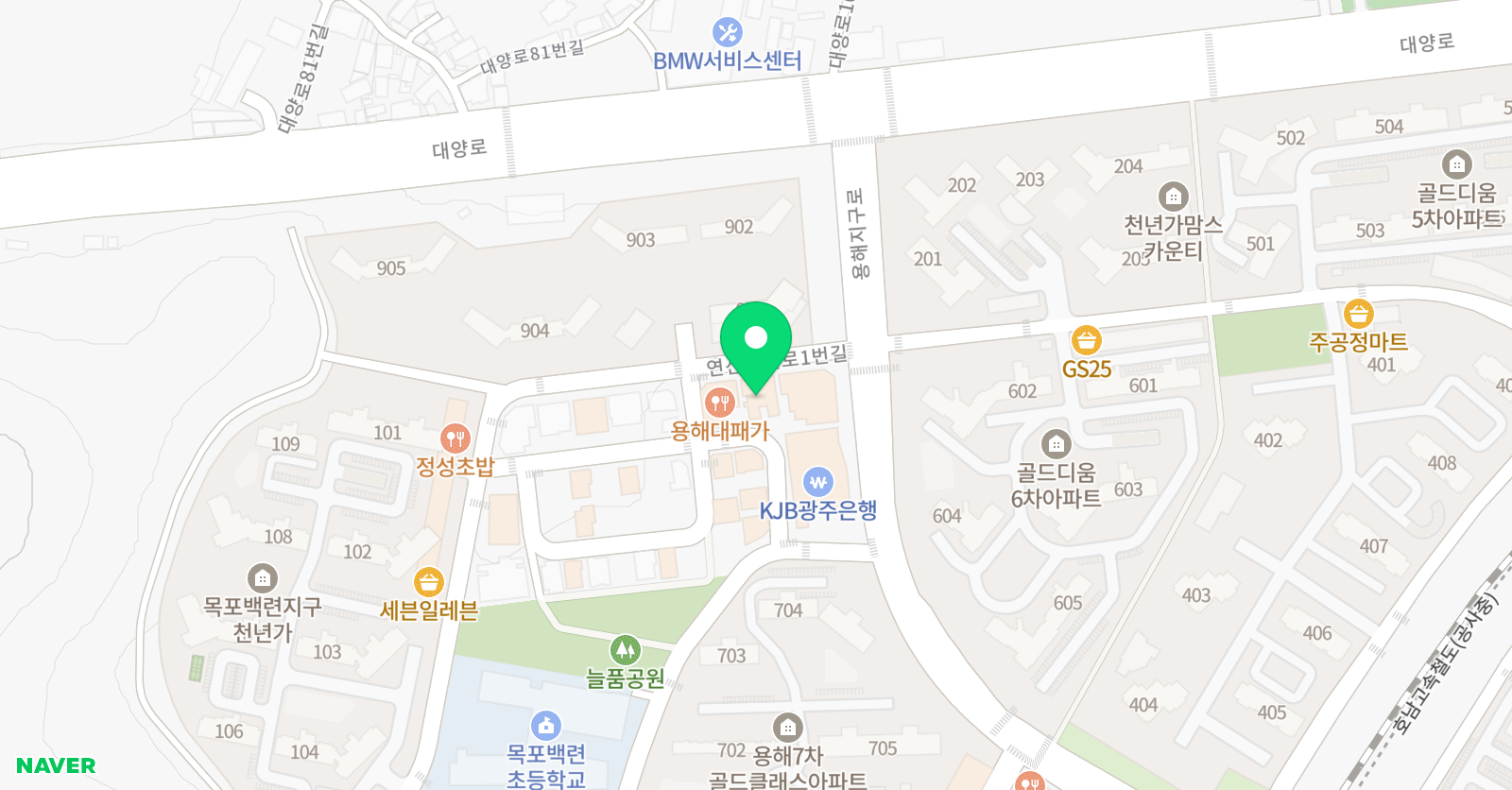 GM멘토링 학원 위치