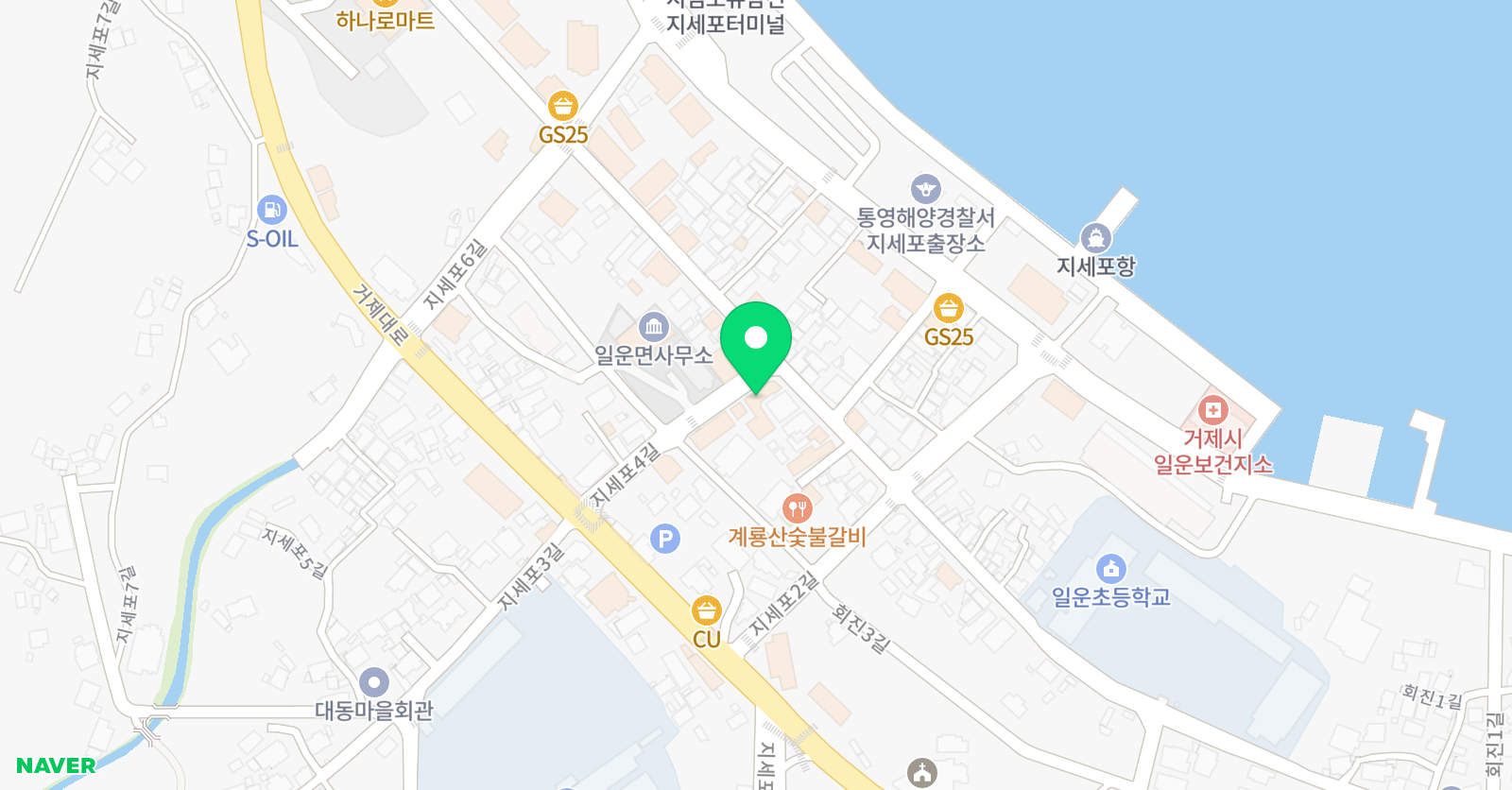 일운에이플러스 학원 위치