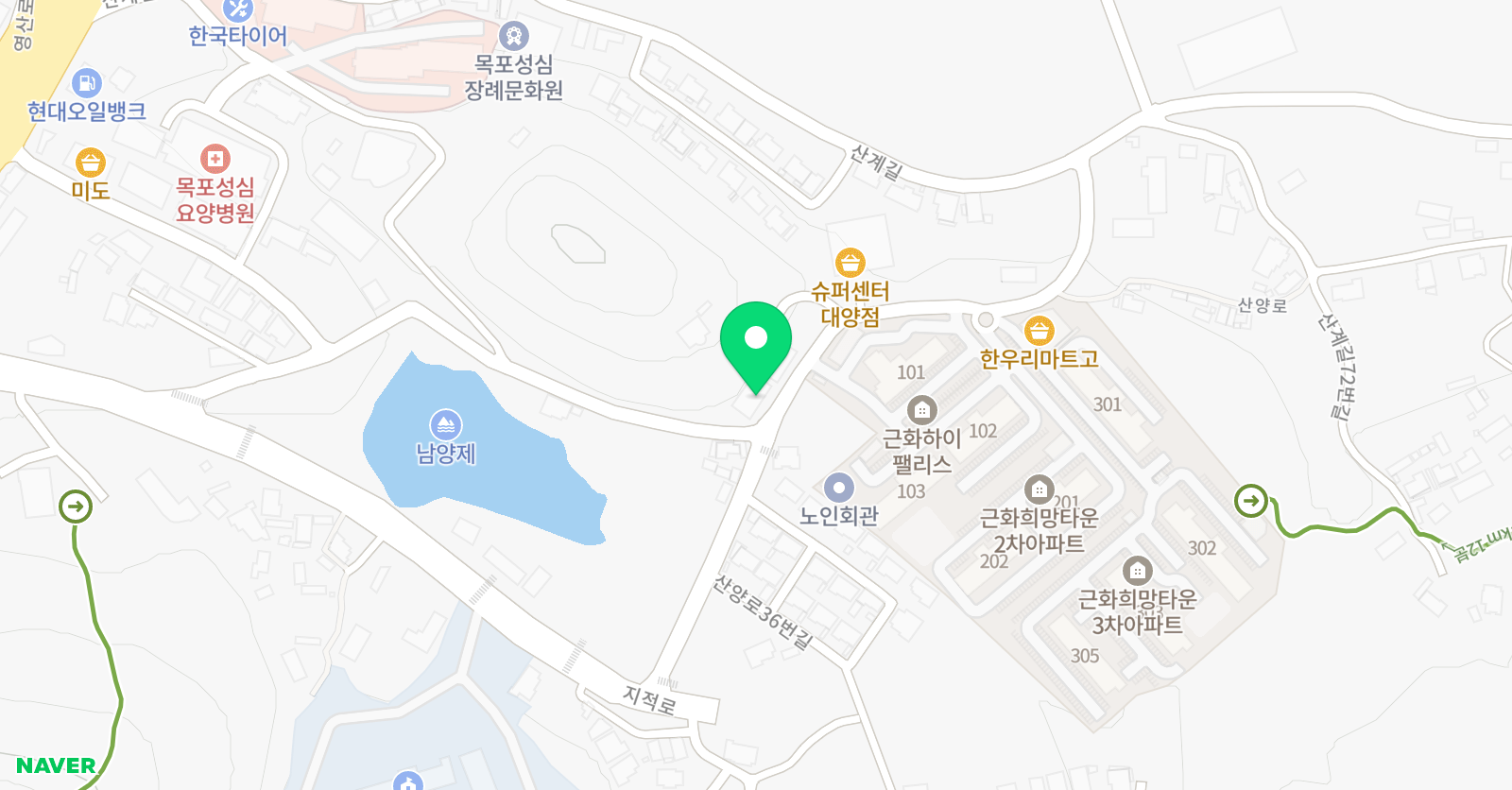 미래엔영어 멘토대양 학원 위치