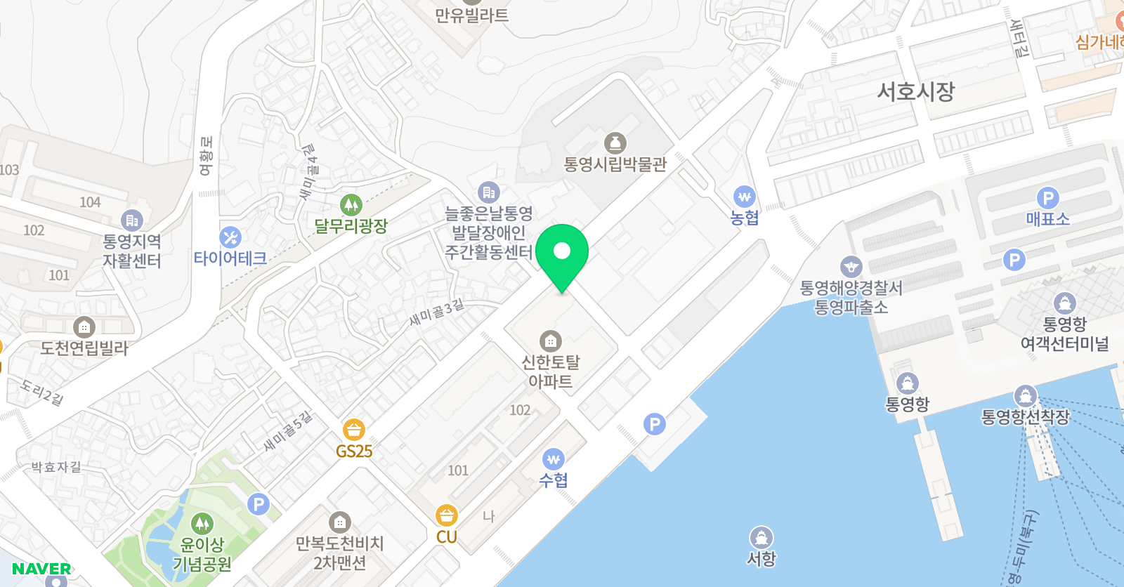 땡큐 미술학원 위치