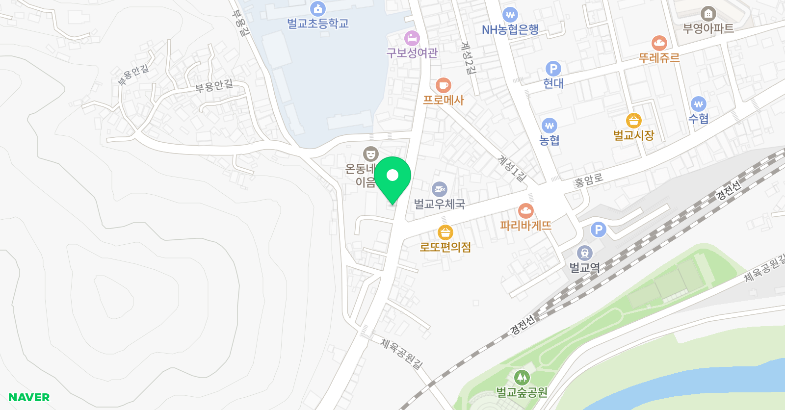 한수학 학원 위치