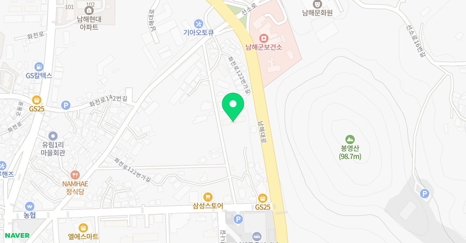 놀작박남옥 앳홈 위치