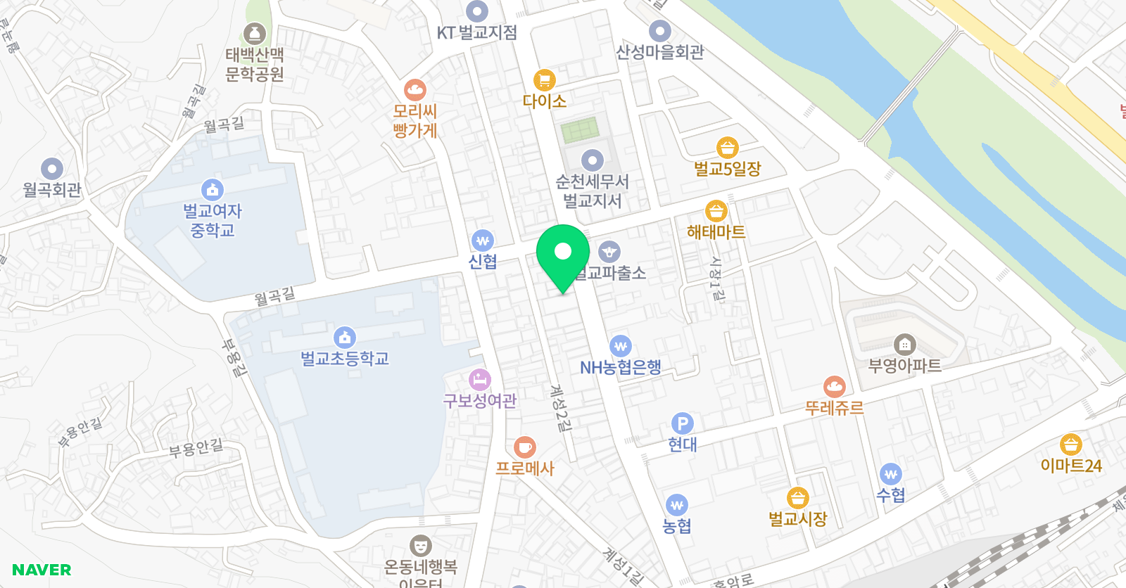 가온누리 수학 위치