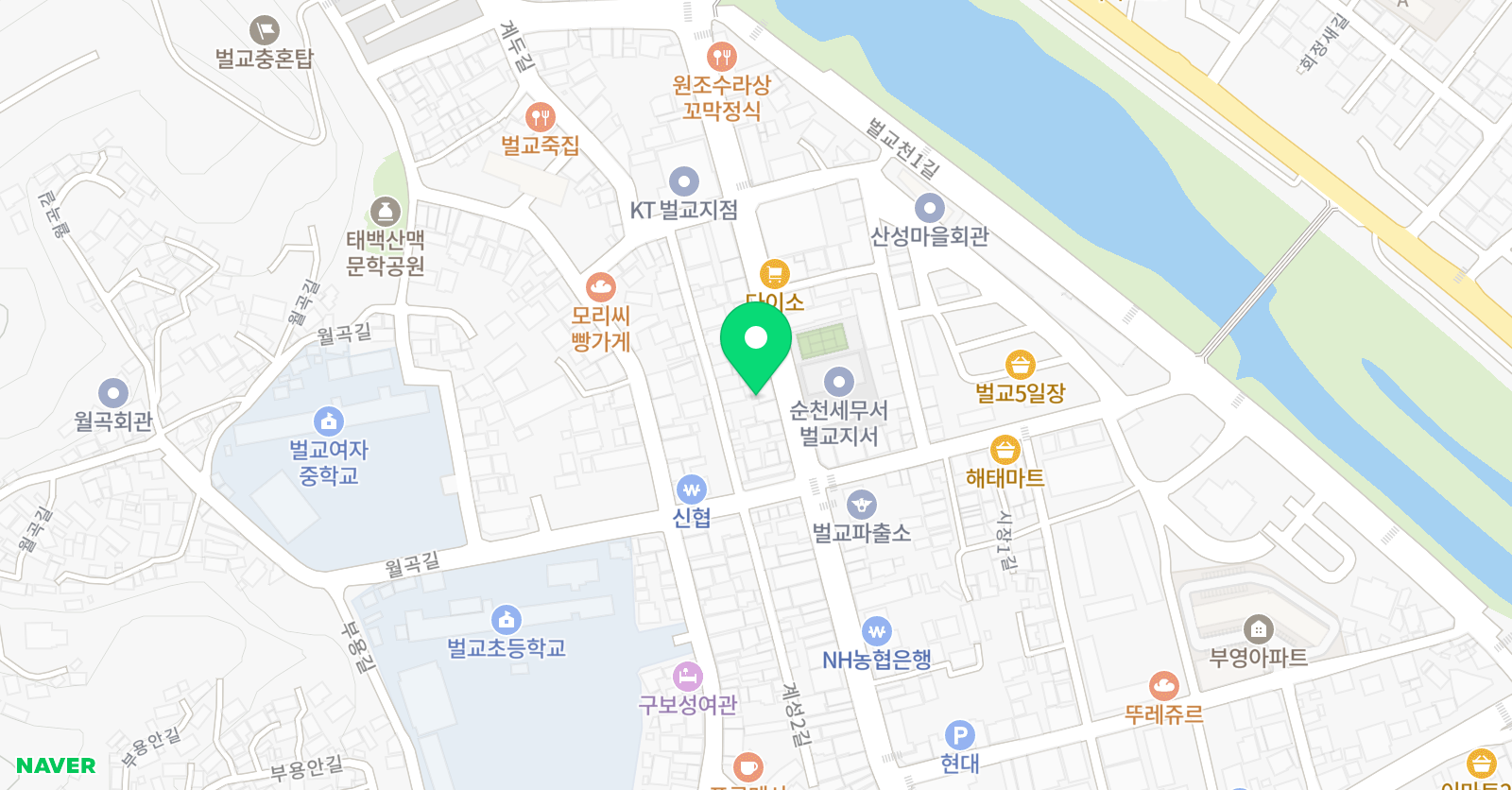 스마트해법영어 벌교교실 위치
