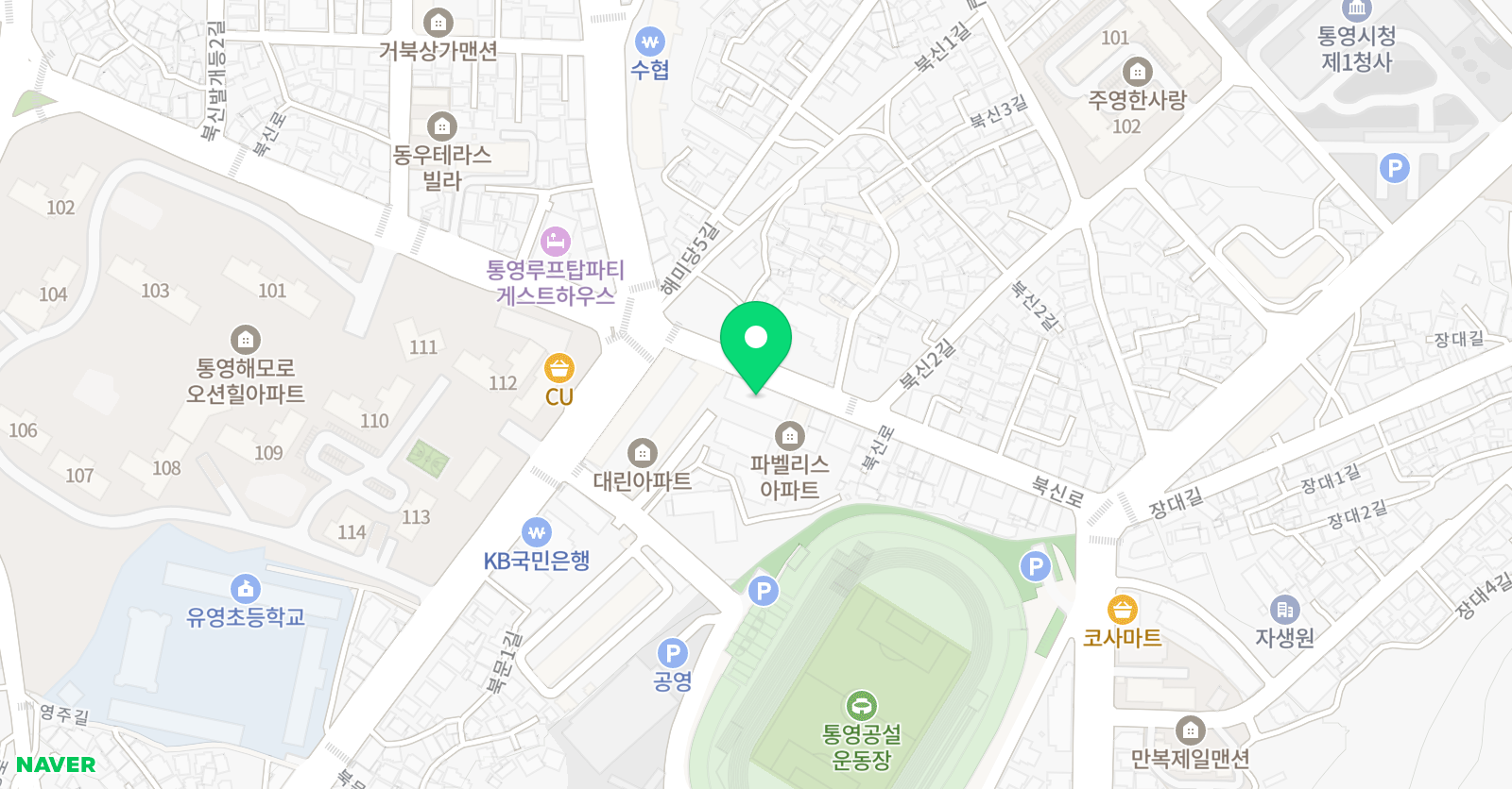 신화 태권도 위치