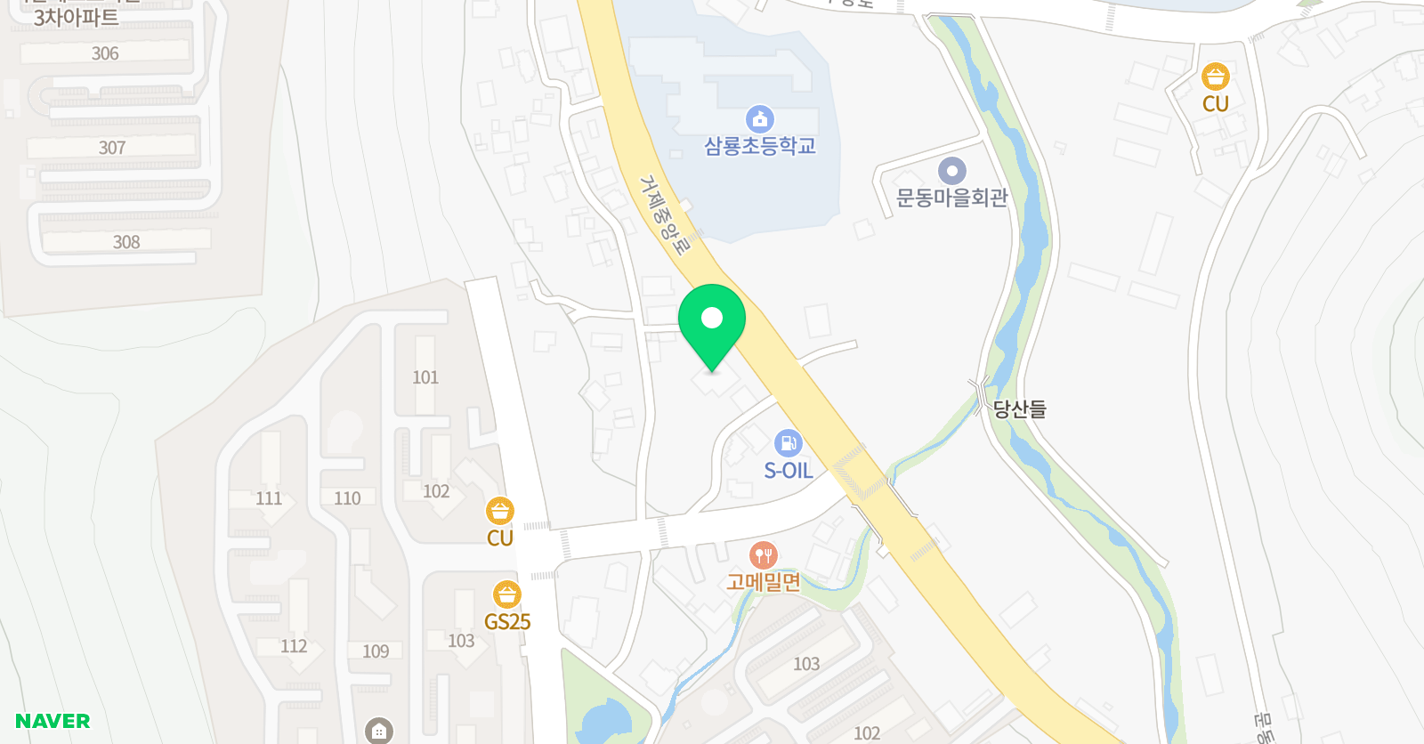 삼성 영어 더하이 영어수학전문학원 위치