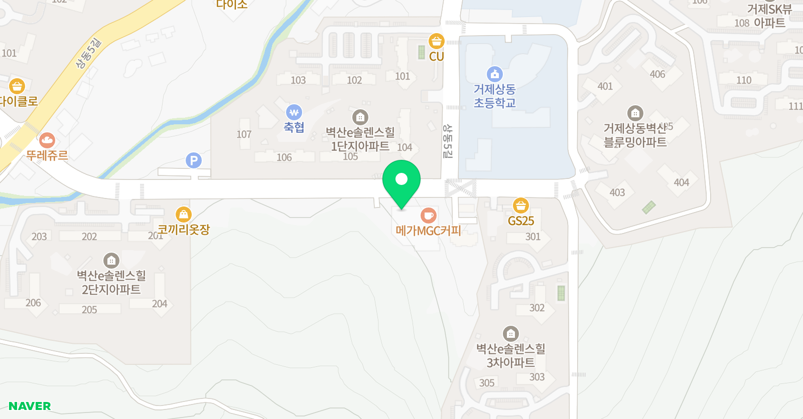 잉글리시아이 상동점 위치