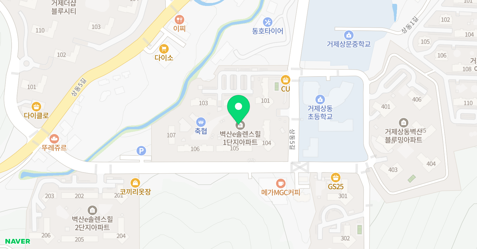 조이스 감성미술 거제점 위치