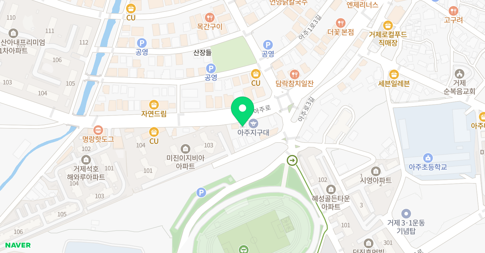 박봄 수학영어학원 위치