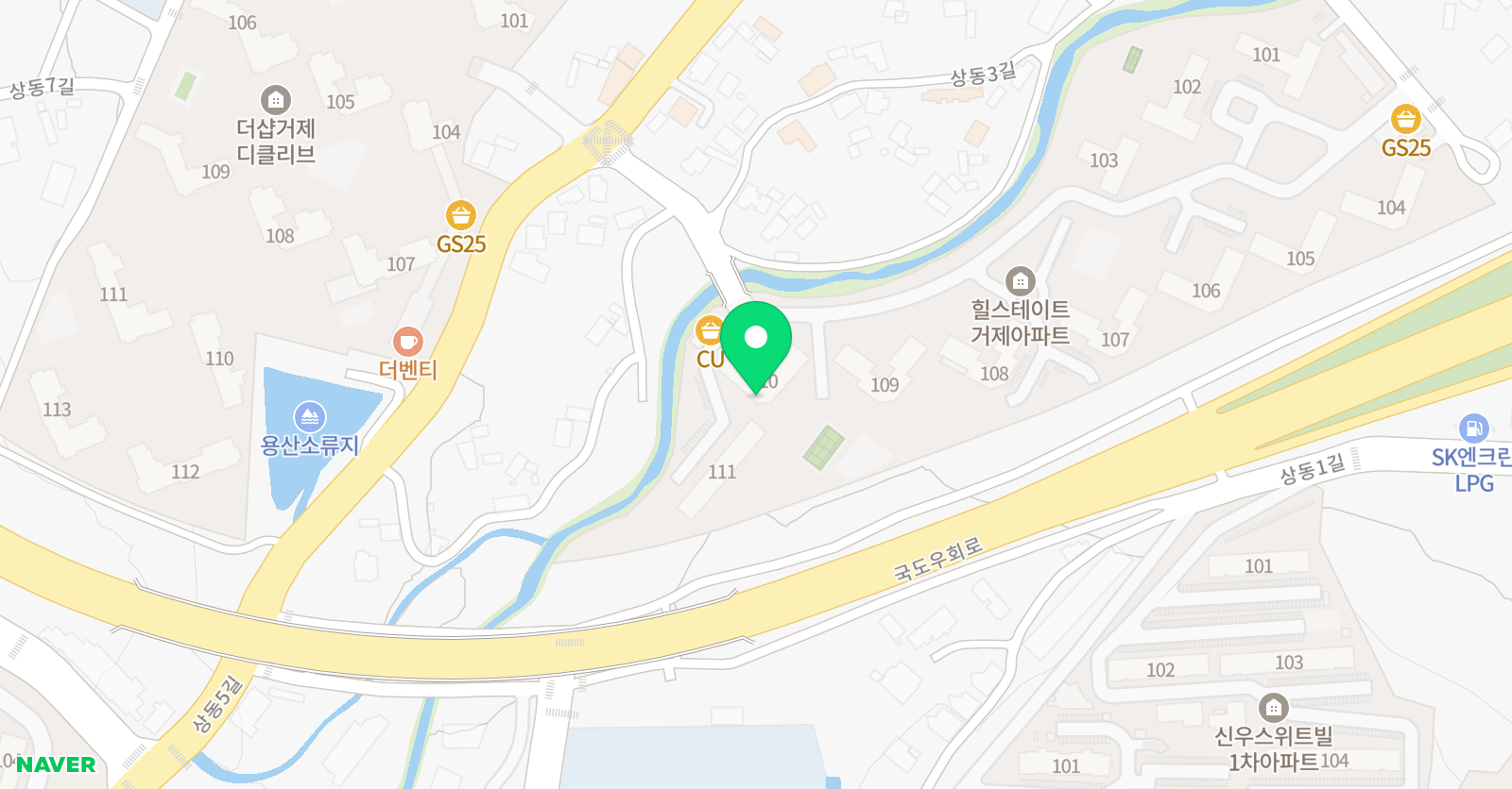 상동힐스테이트 창의사고력교육원 위치