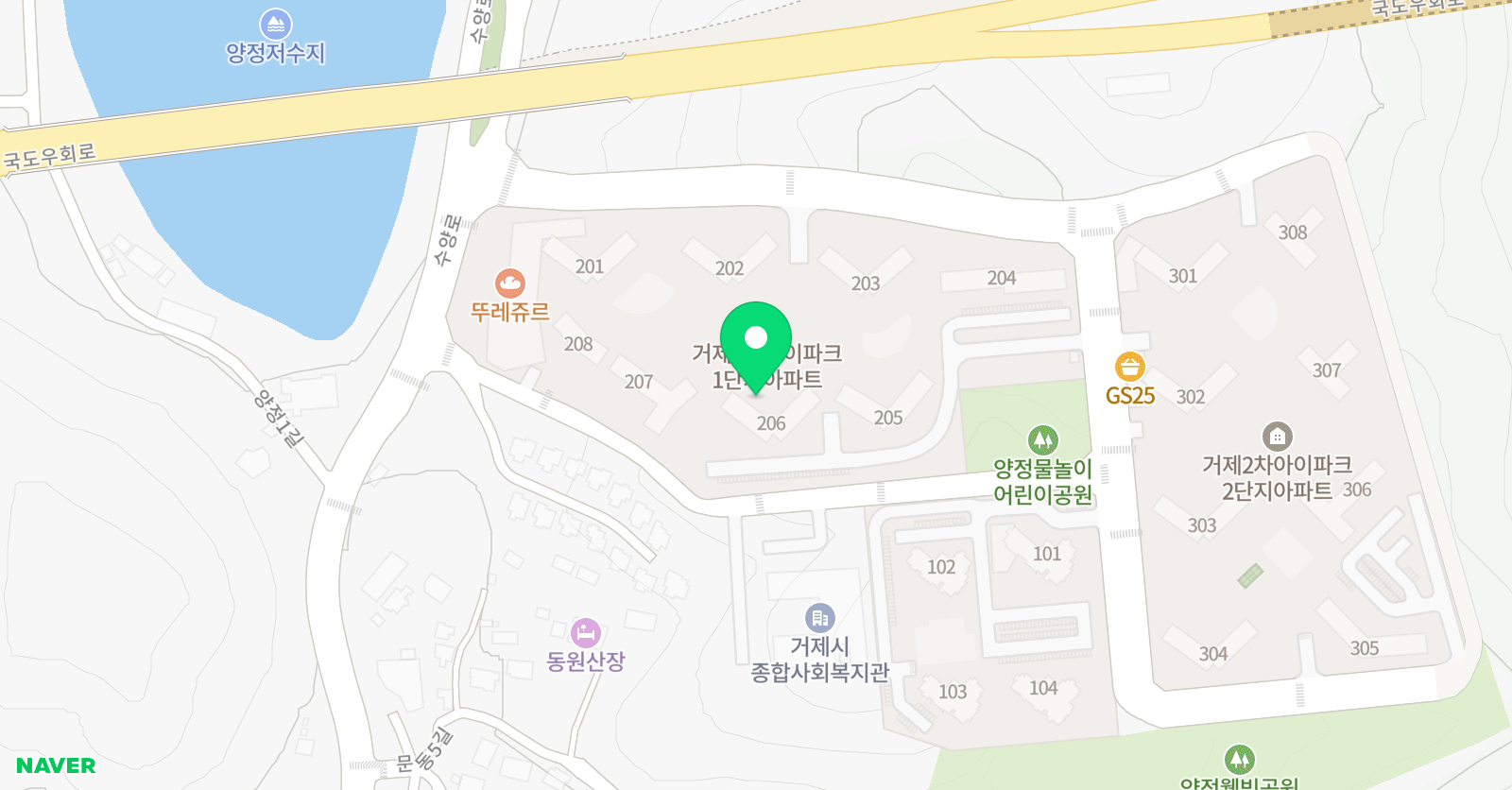 맘스 영어독서클럽 거제아이파크센터 위치