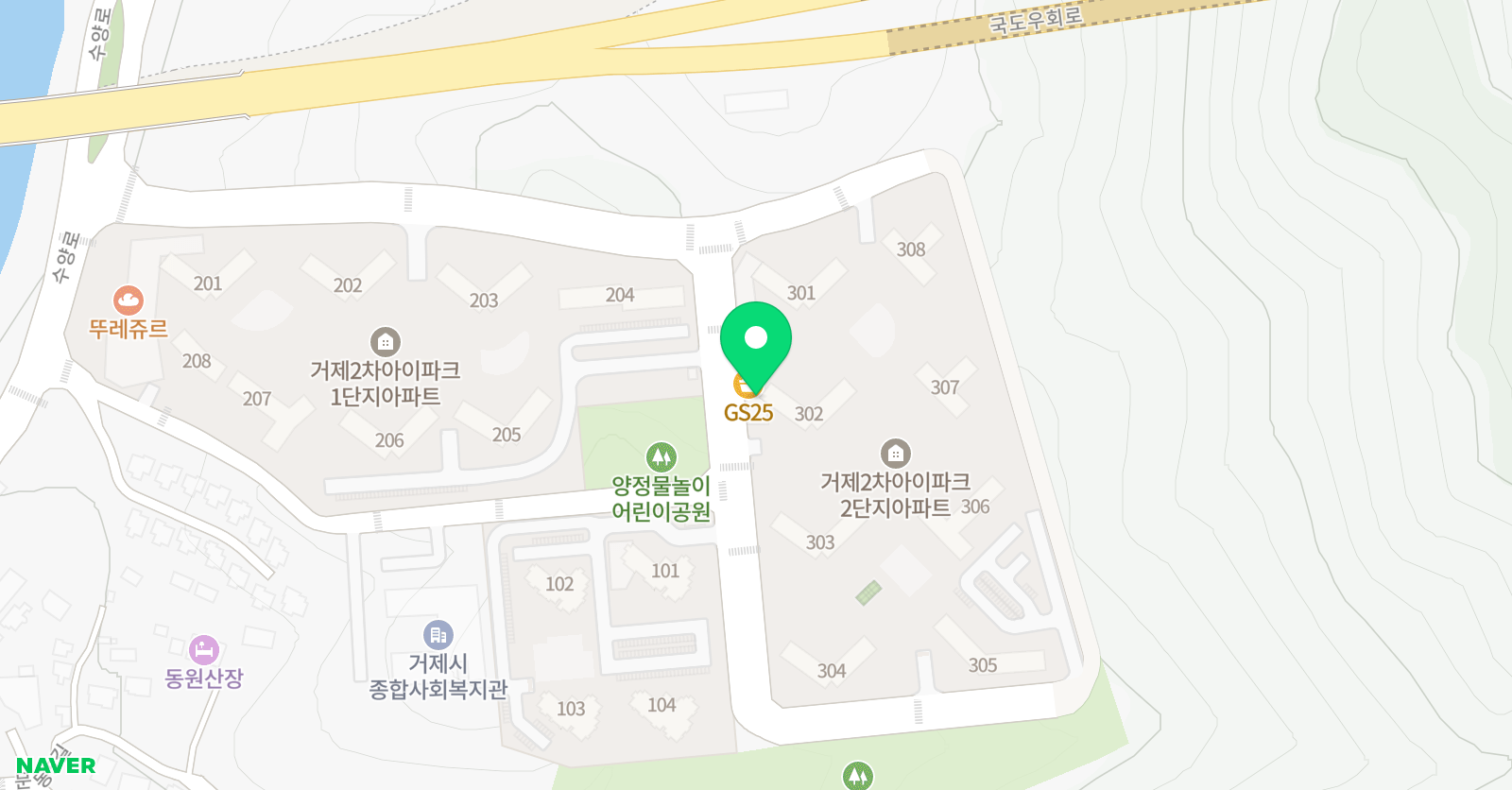리드인 독서논술 거제수양아이파크점 위치