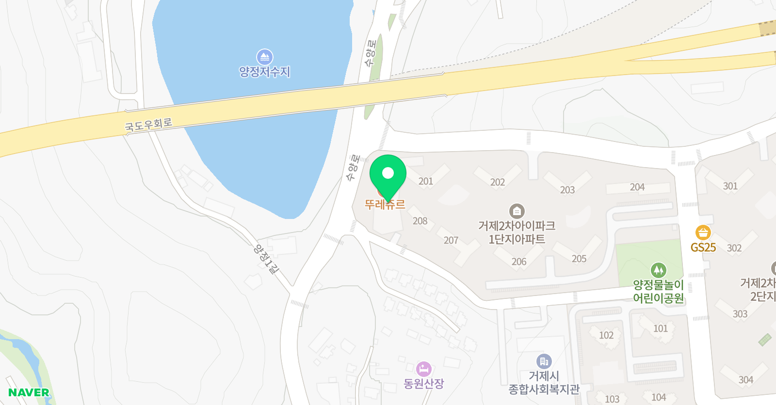 아이숲 음악학원 위치