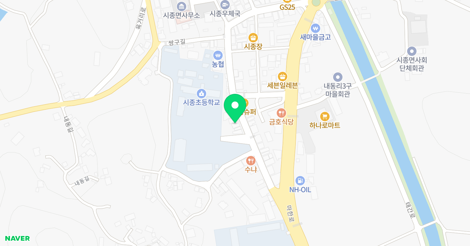 푸른입시 학원 위치