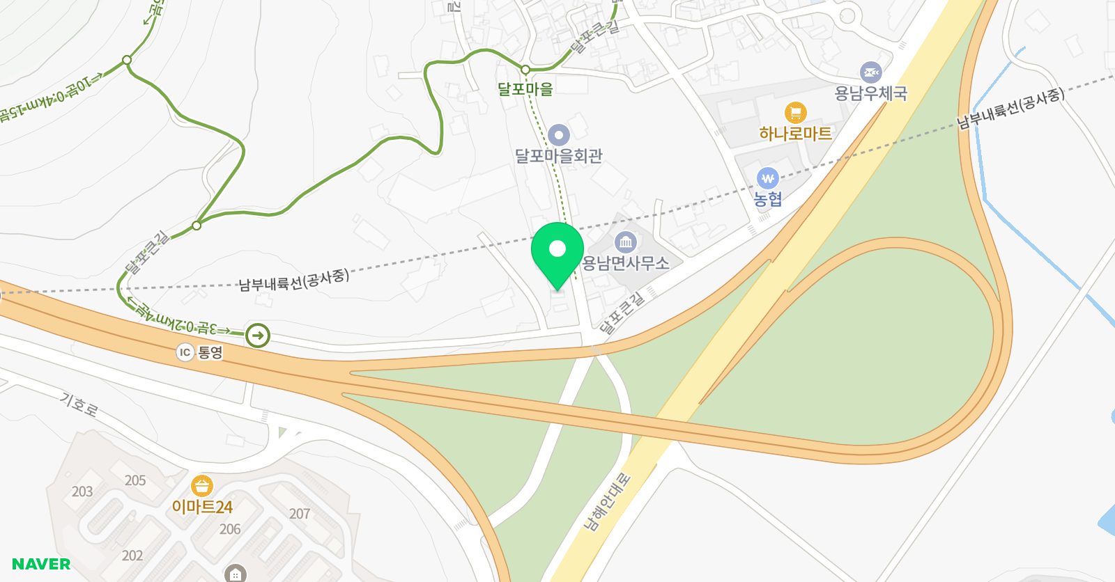 송아 보습학원 위치