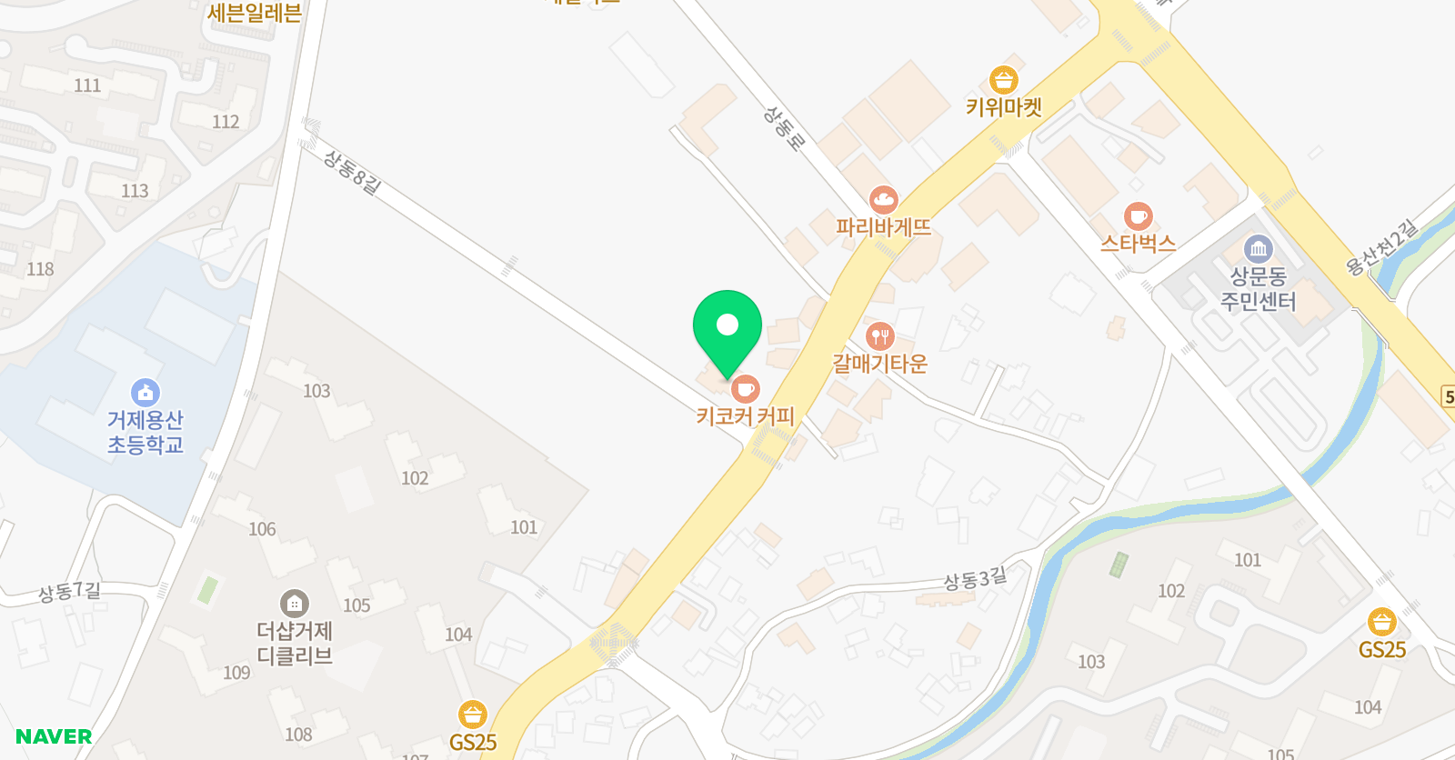 지금 수학학원 위치