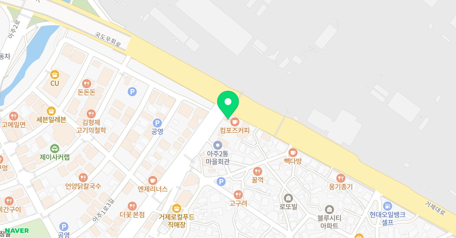 GnB 영수학원 위치