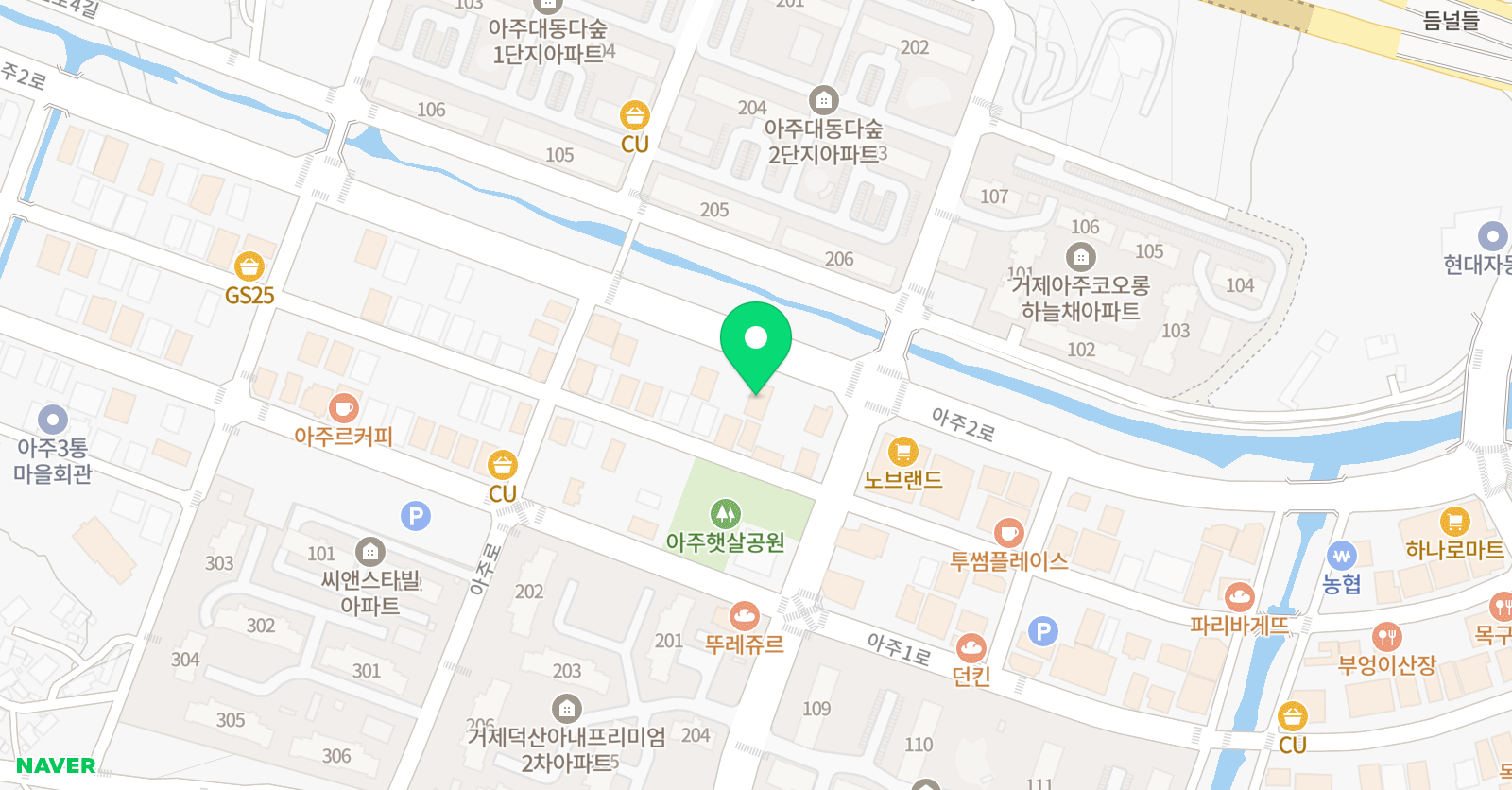 미래엔수학 거제아주덕산2차교실 위치