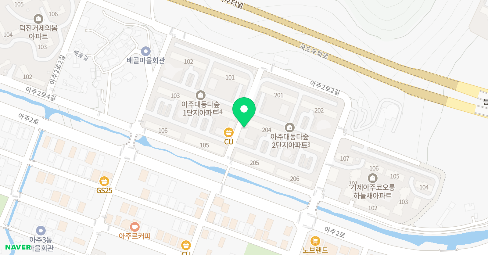 미술친구 아주점 위치
