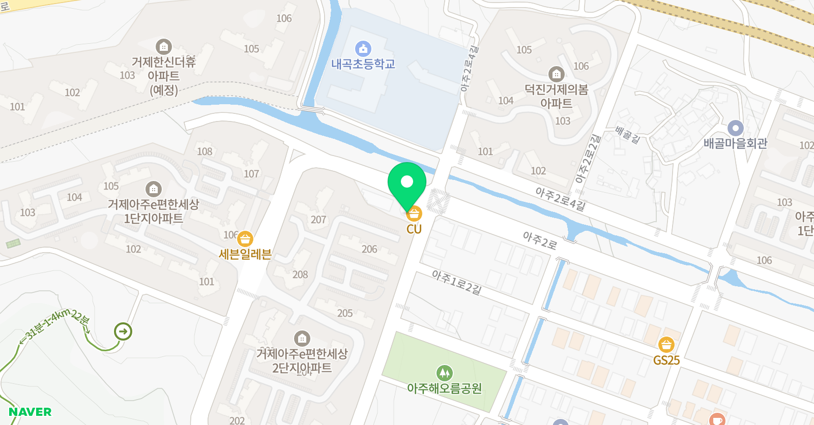 메가 영수학원 위치
