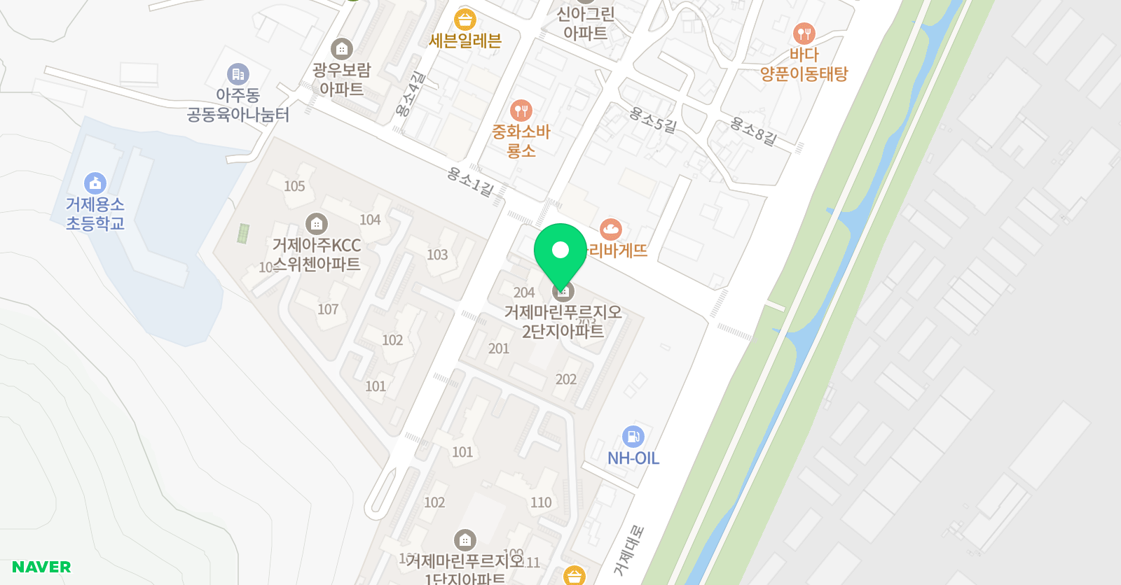 공터 영어 거제아주센터 위치